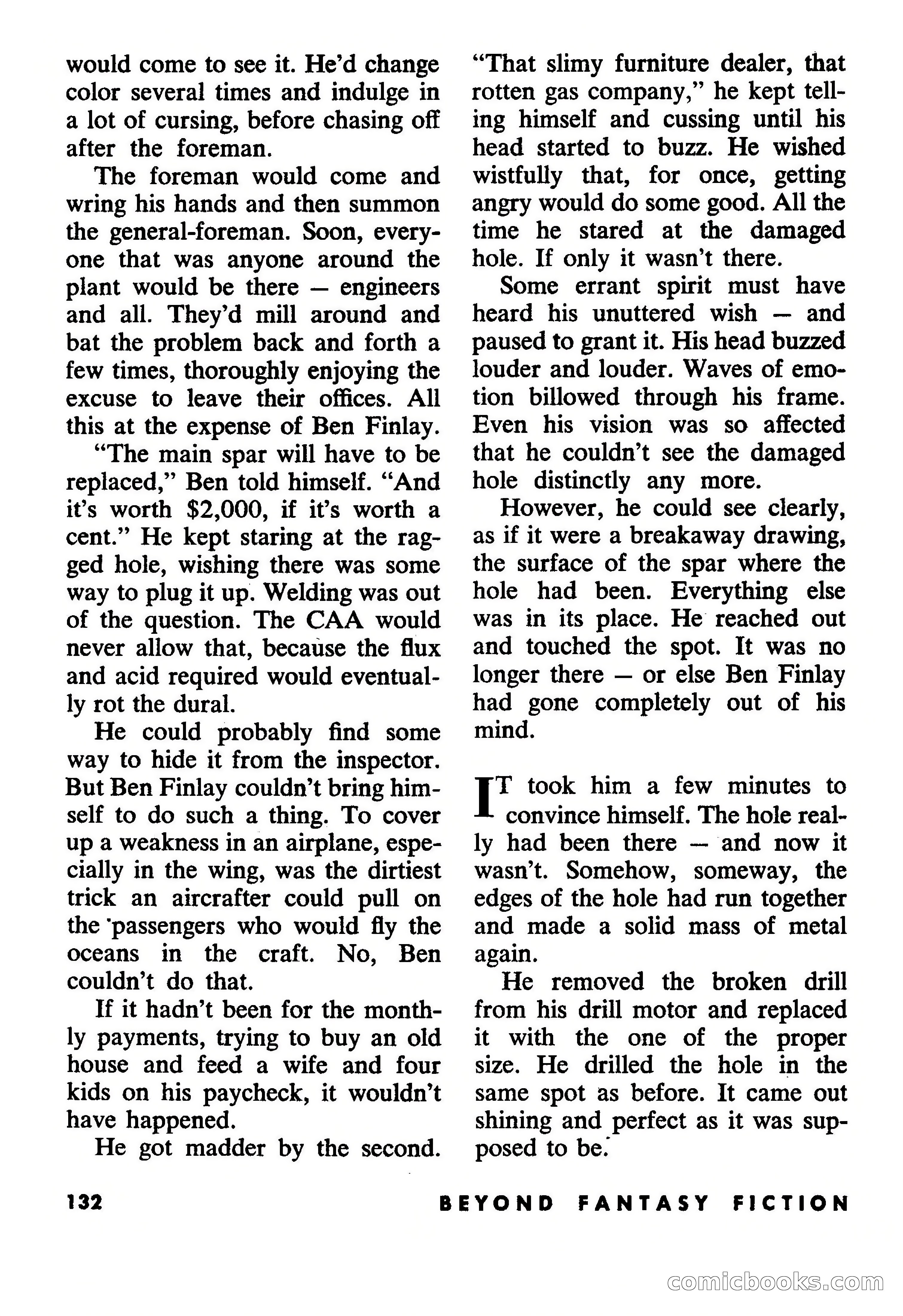 Beyond Fantasy Fiction, July 1954 — page 134 of 164