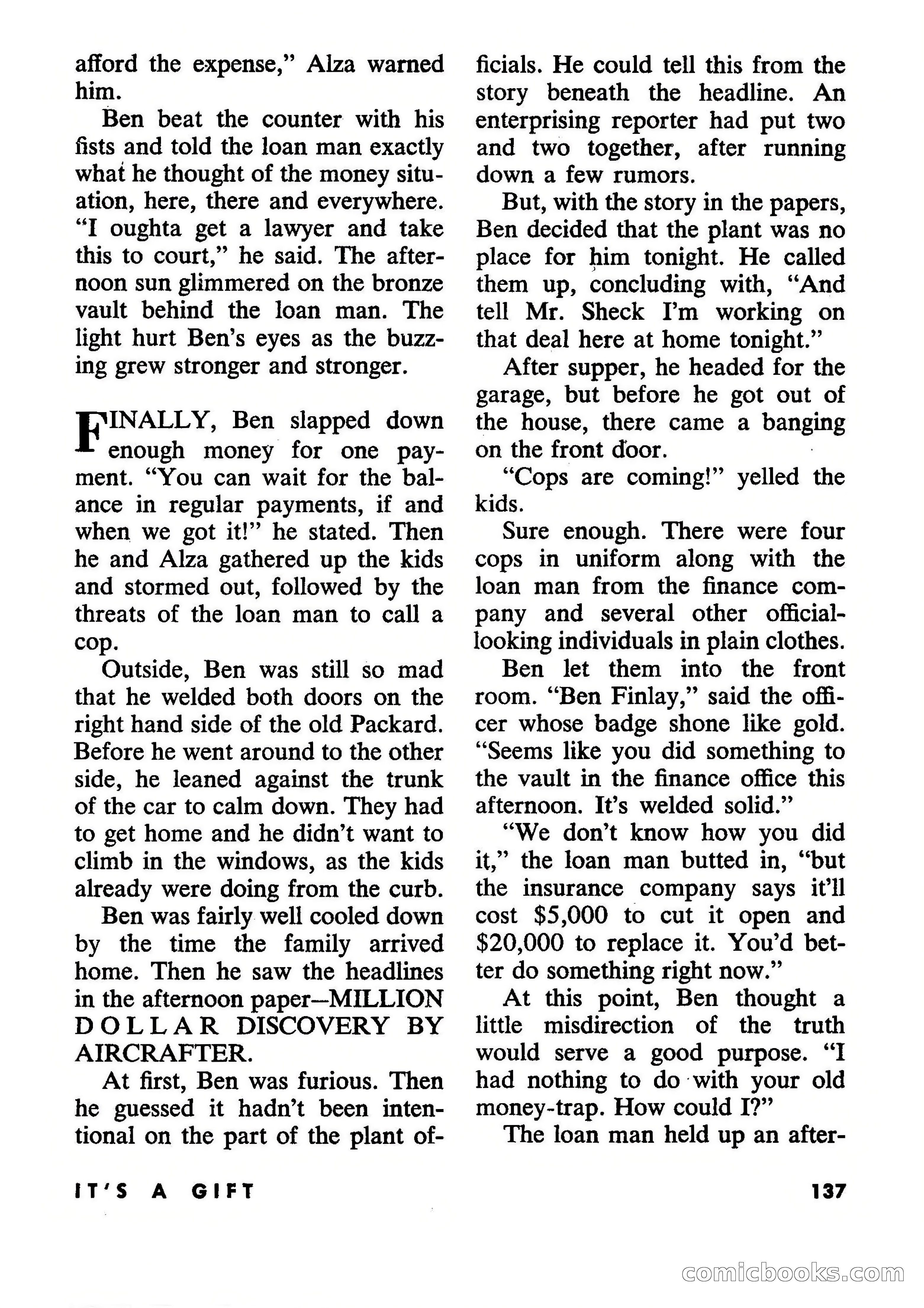 Beyond Fantasy Fiction, July 1954 — page 139 of 164