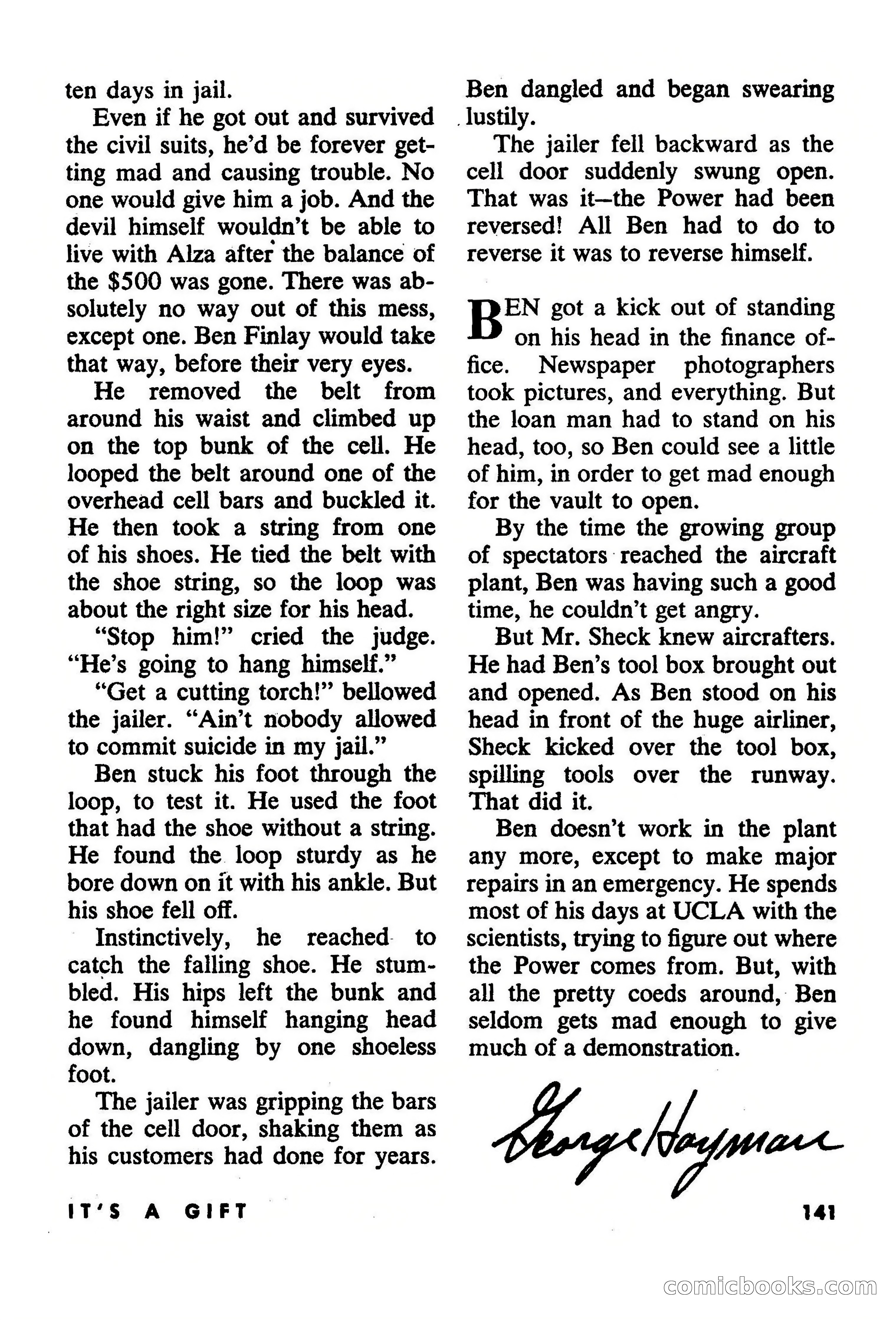 Beyond Fantasy Fiction, July 1954 — page 143 of 164