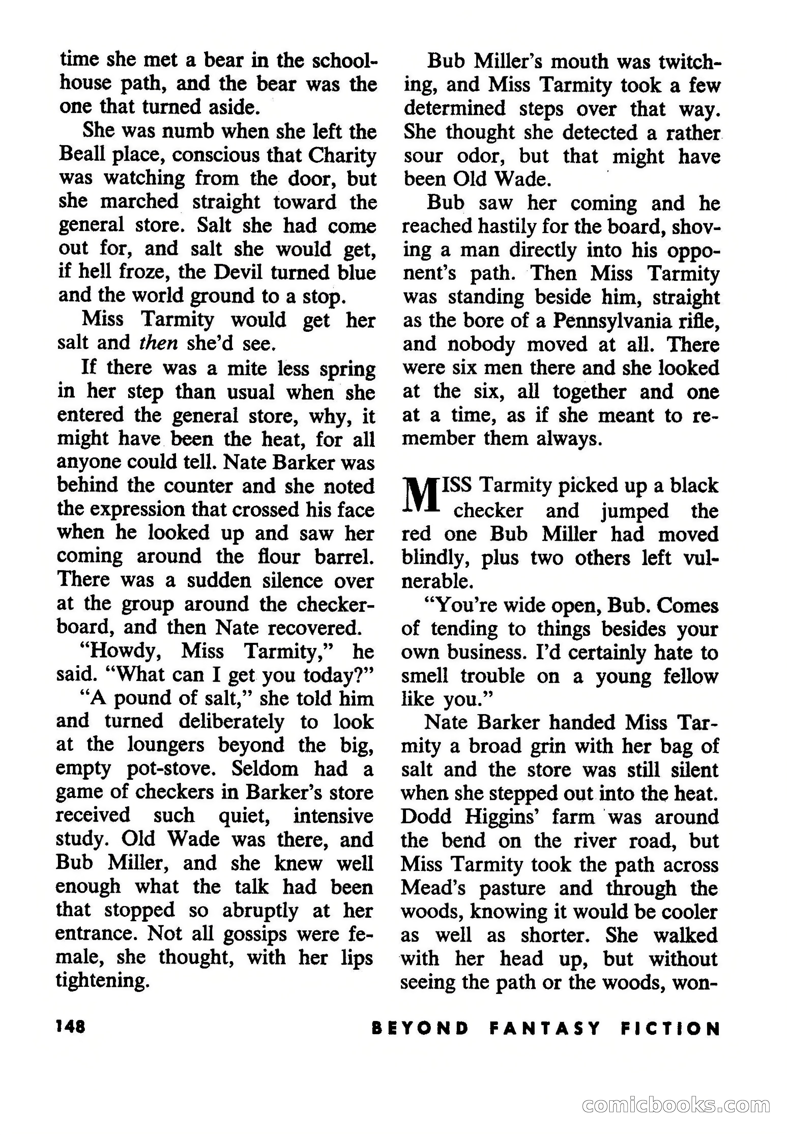 Beyond Fantasy Fiction, July 1954 — page 150 of 164