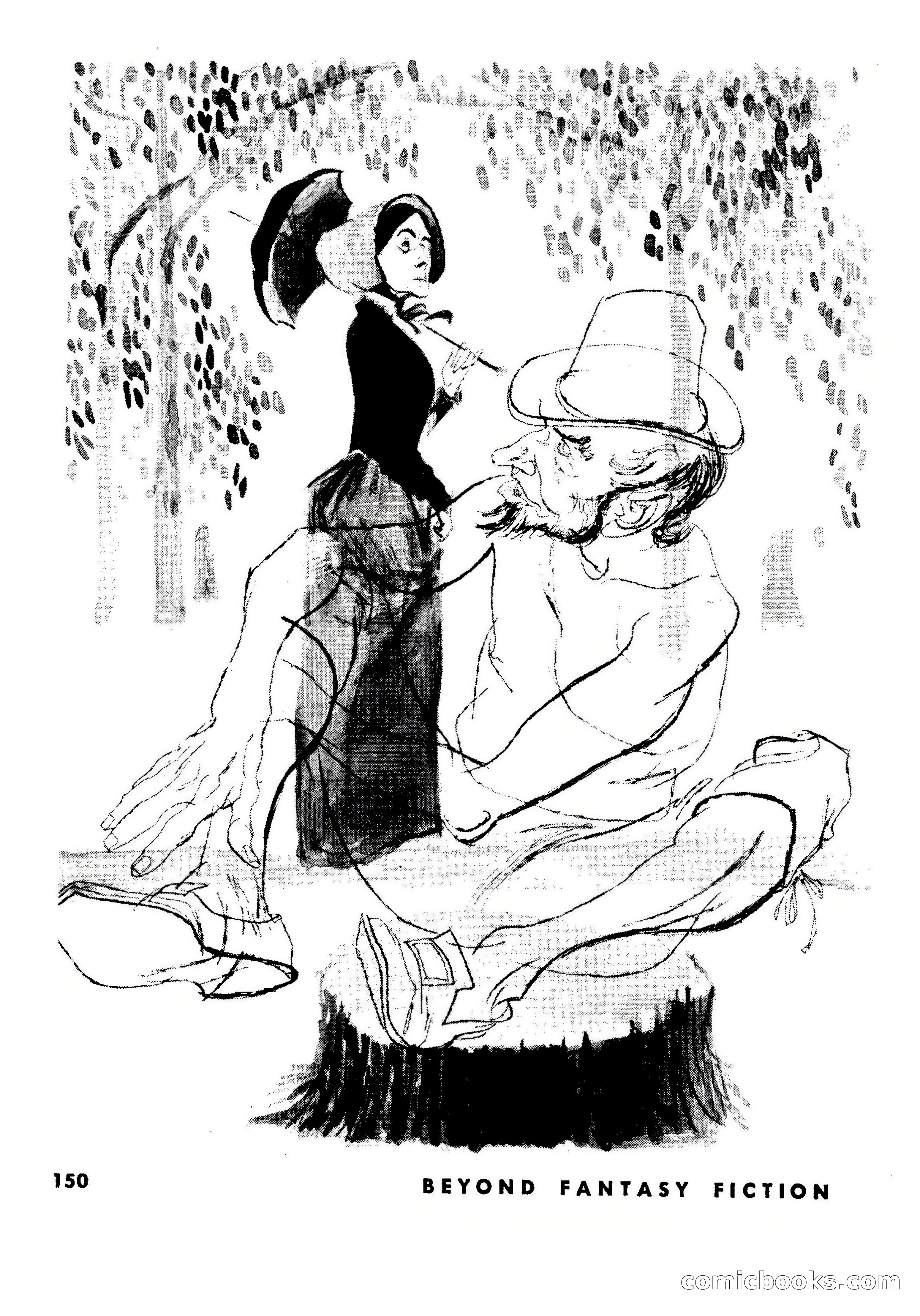 Beyond Fantasy Fiction, July 1954 — page 152 of 164