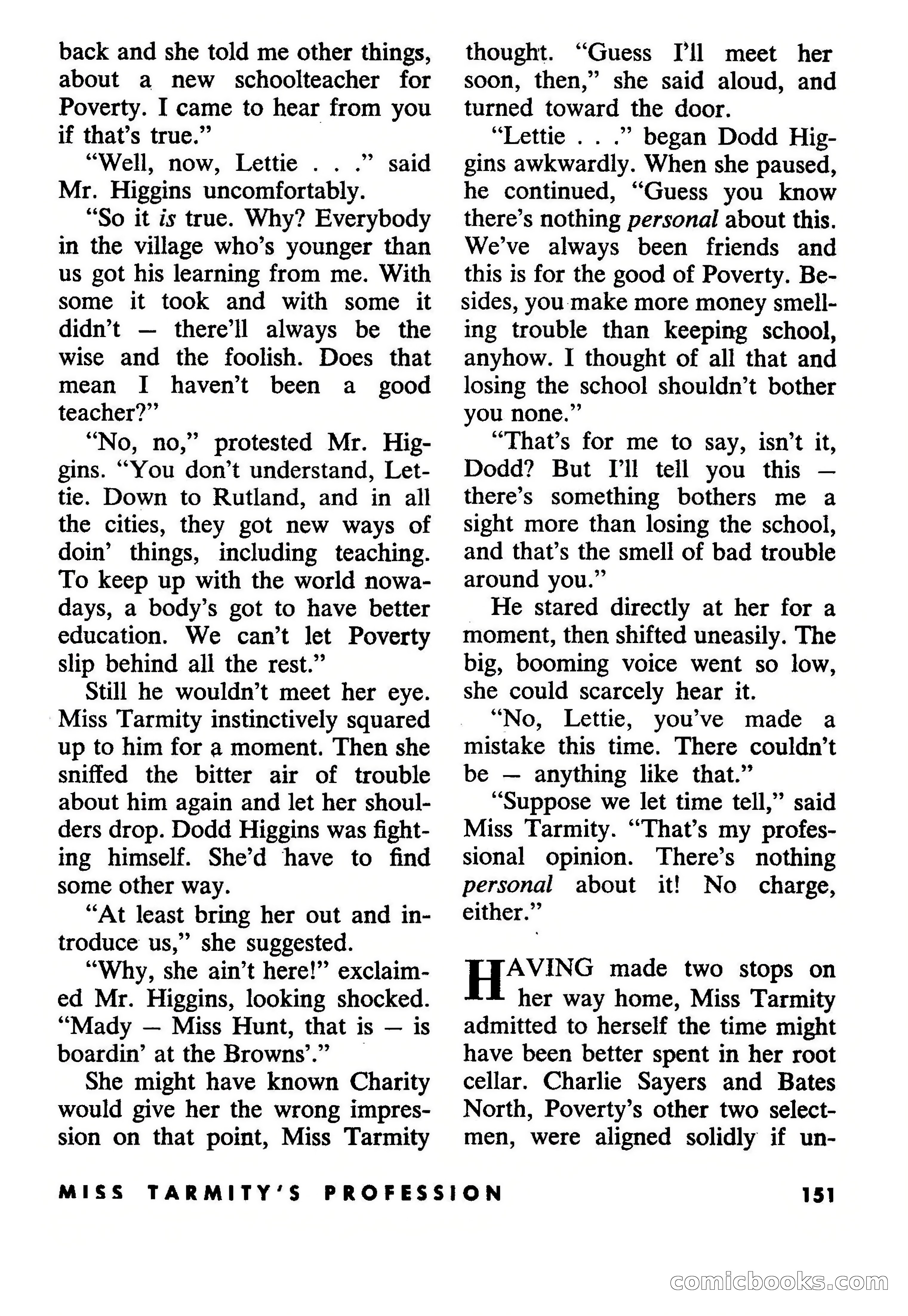 Beyond Fantasy Fiction, July 1954 — page 153 of 164
