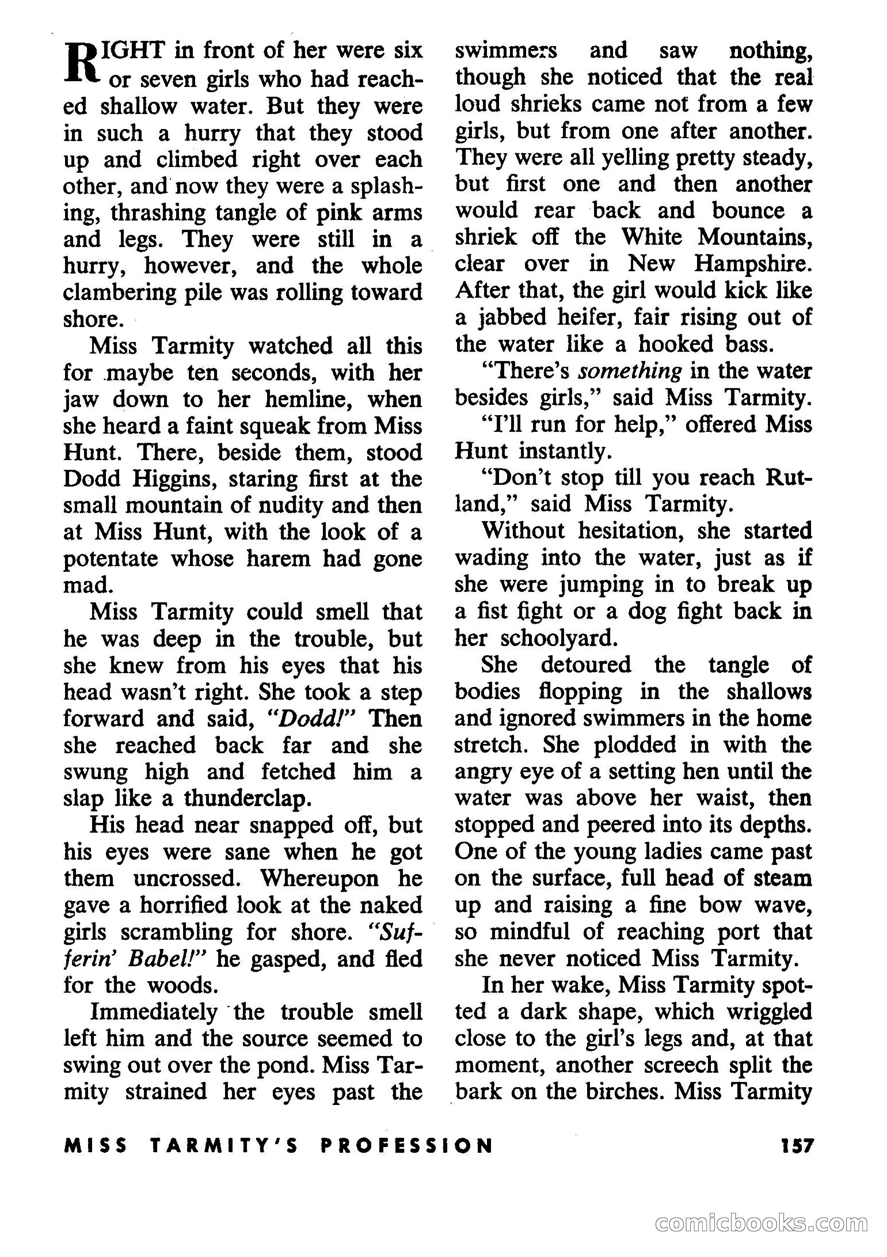 Beyond Fantasy Fiction, July 1954 — page 159 of 164
