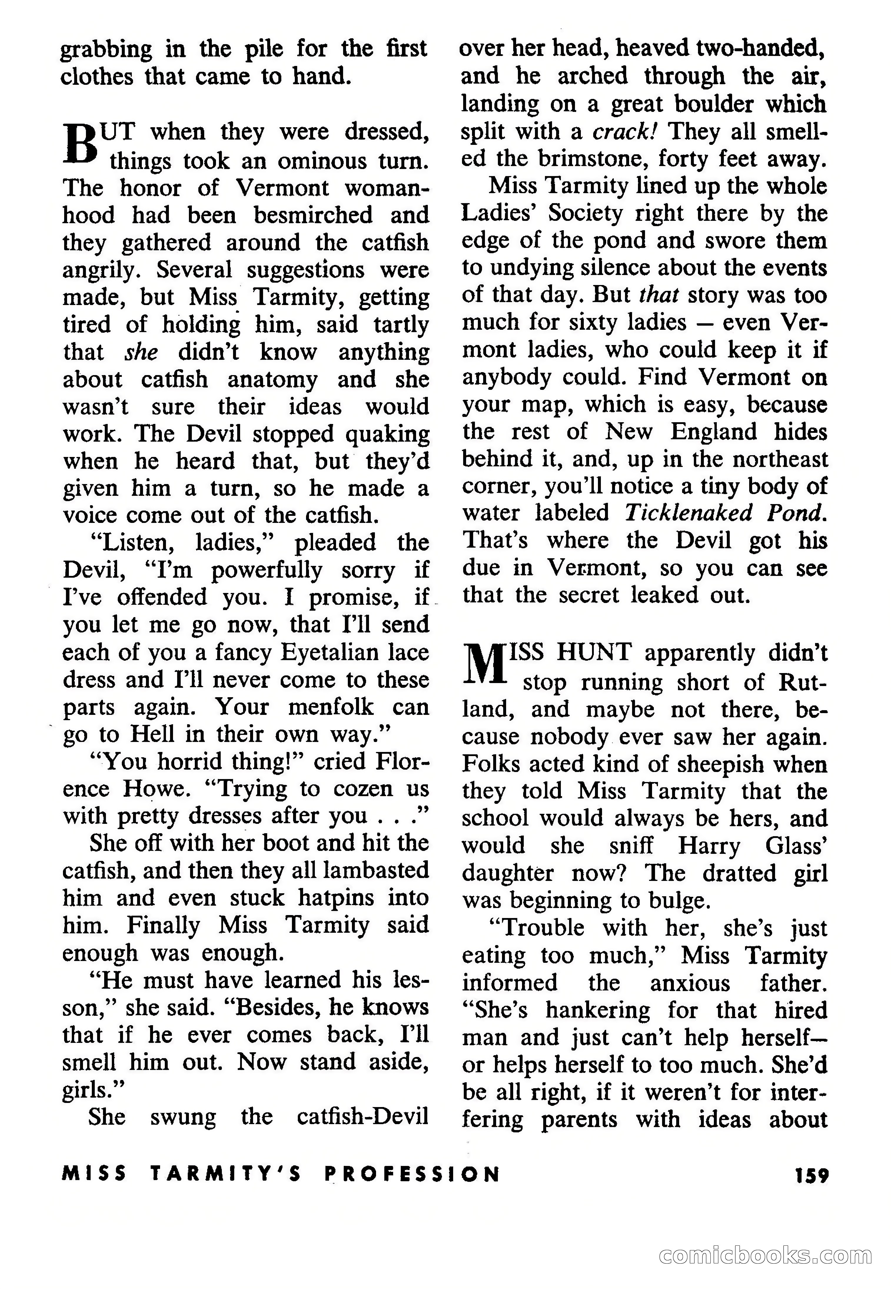 Beyond Fantasy Fiction, July 1954 — page 161 of 164
