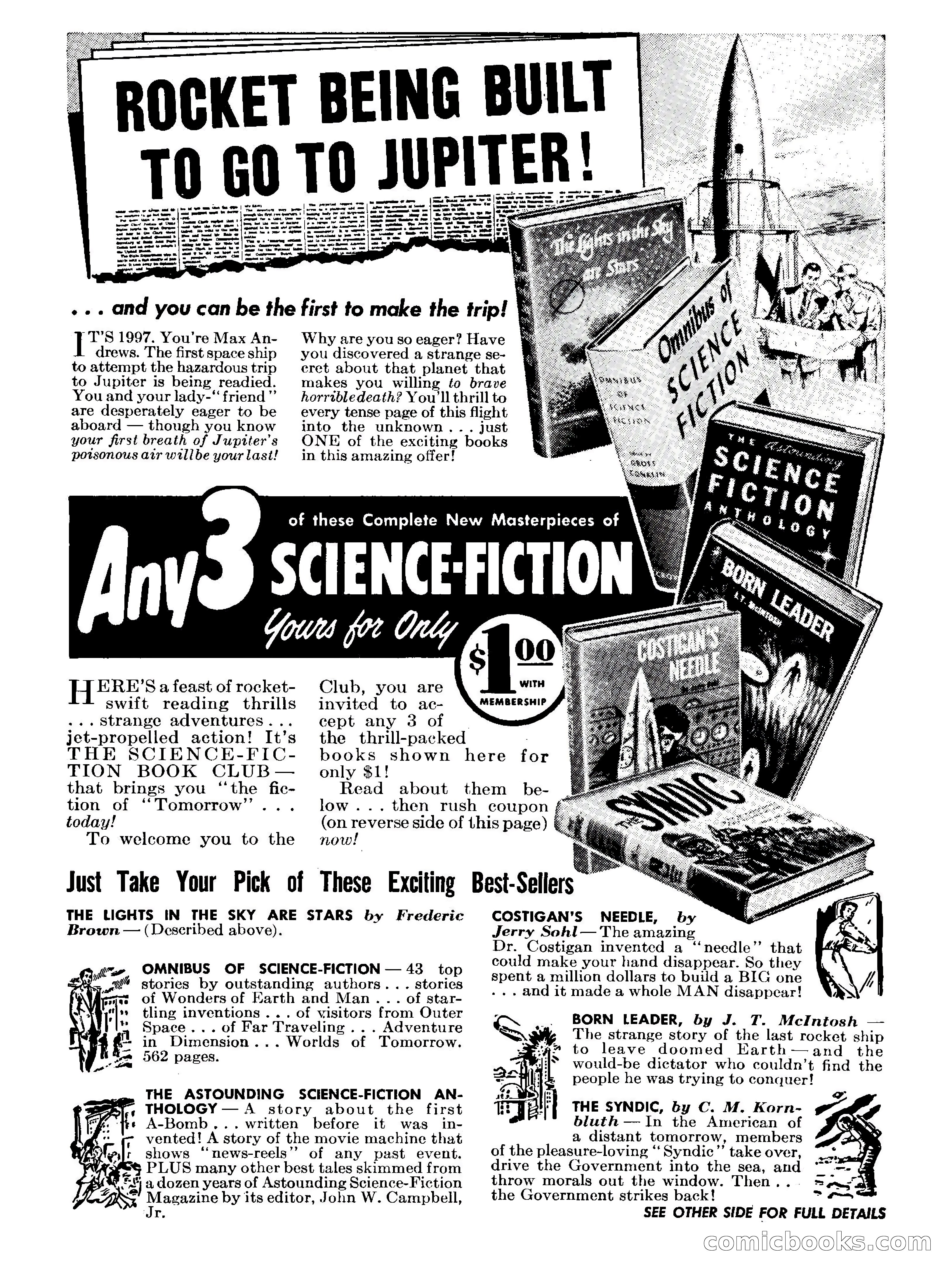 Beyond Fantasy Fiction, July 1954 — page 164 of 164