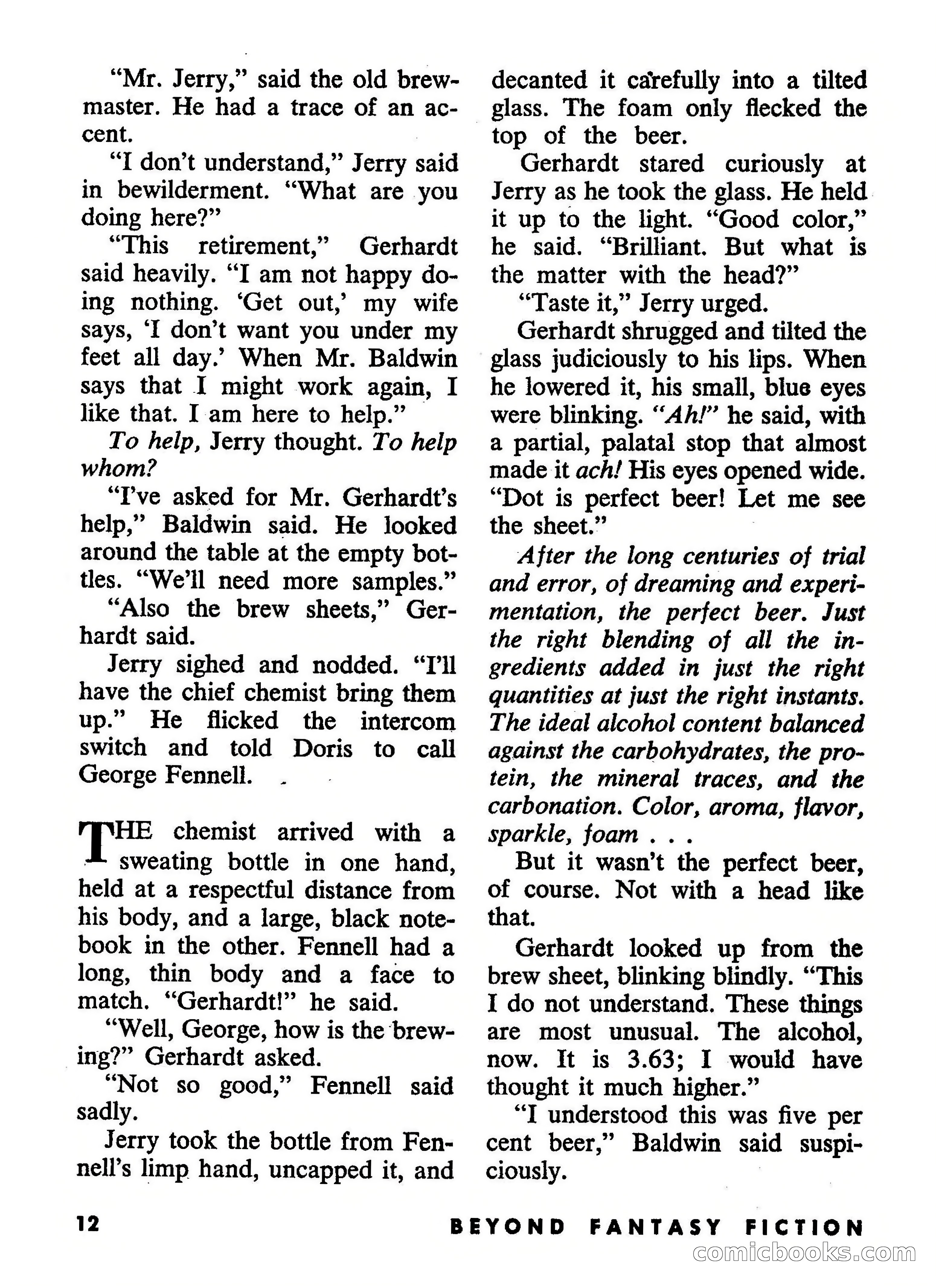 Beyond Fantasy Fiction, September 1954 — page 14 of 132