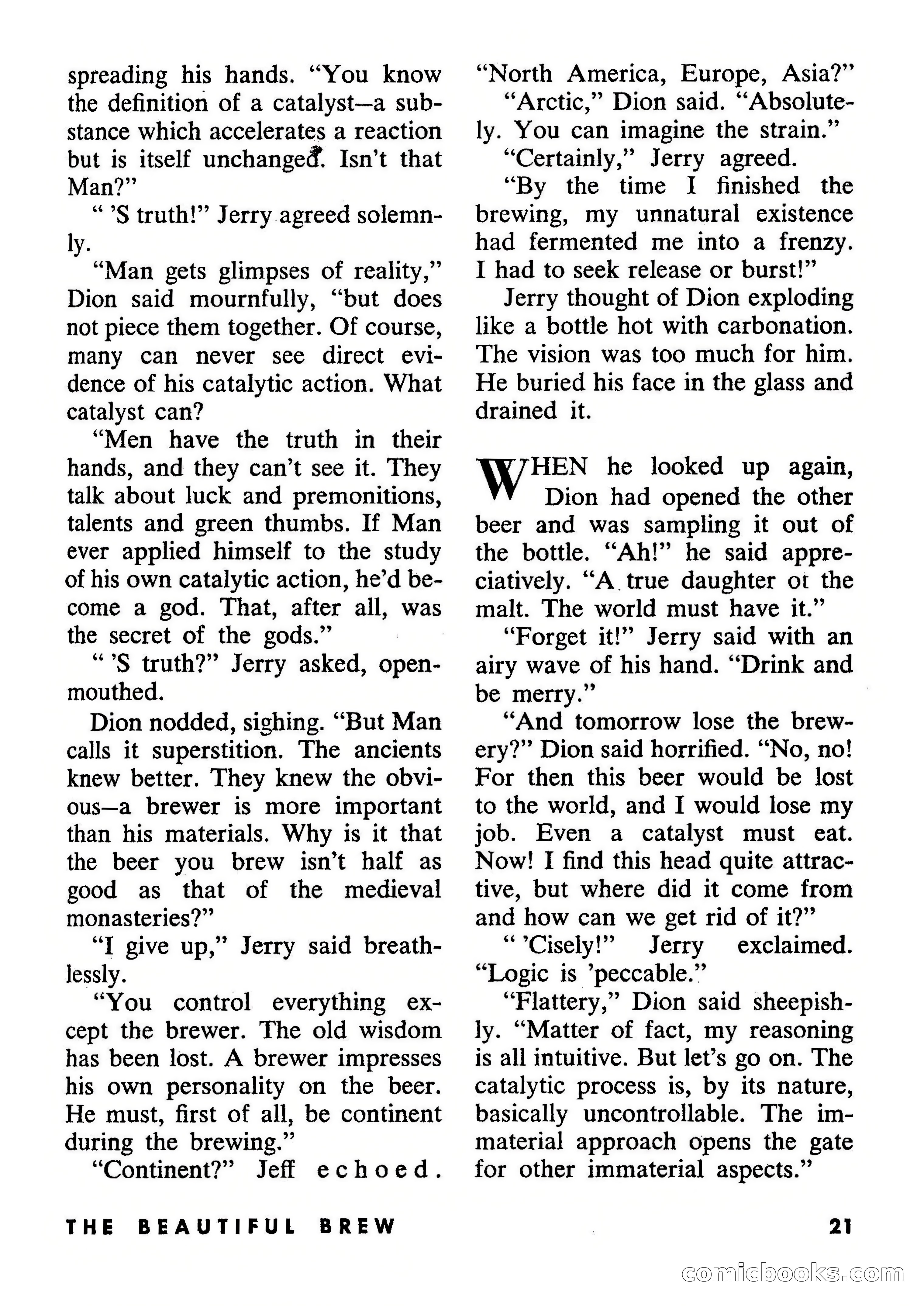 Beyond Fantasy Fiction, September 1954 — page 23 of 132