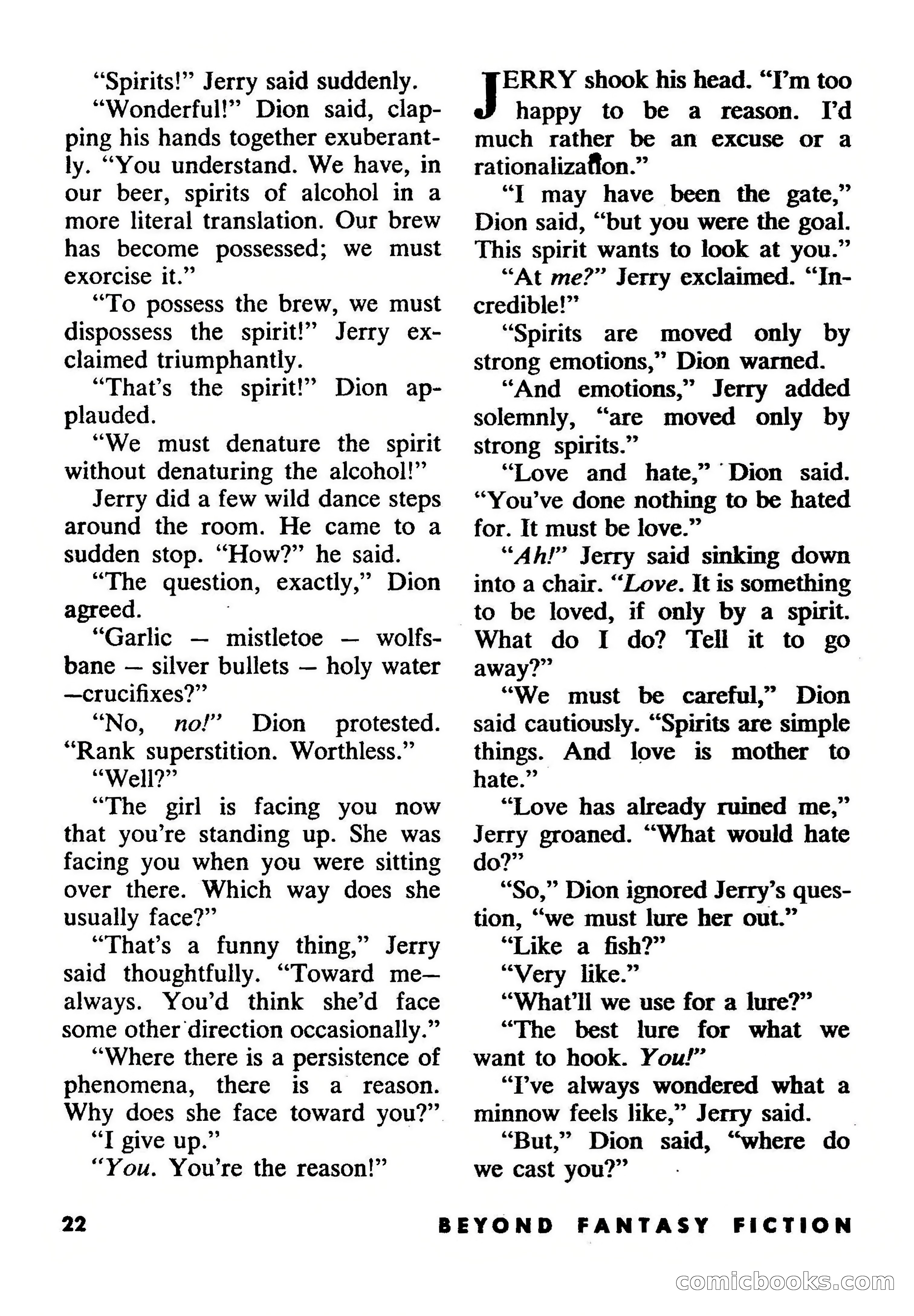 Beyond Fantasy Fiction, September 1954 — page 24 of 132
