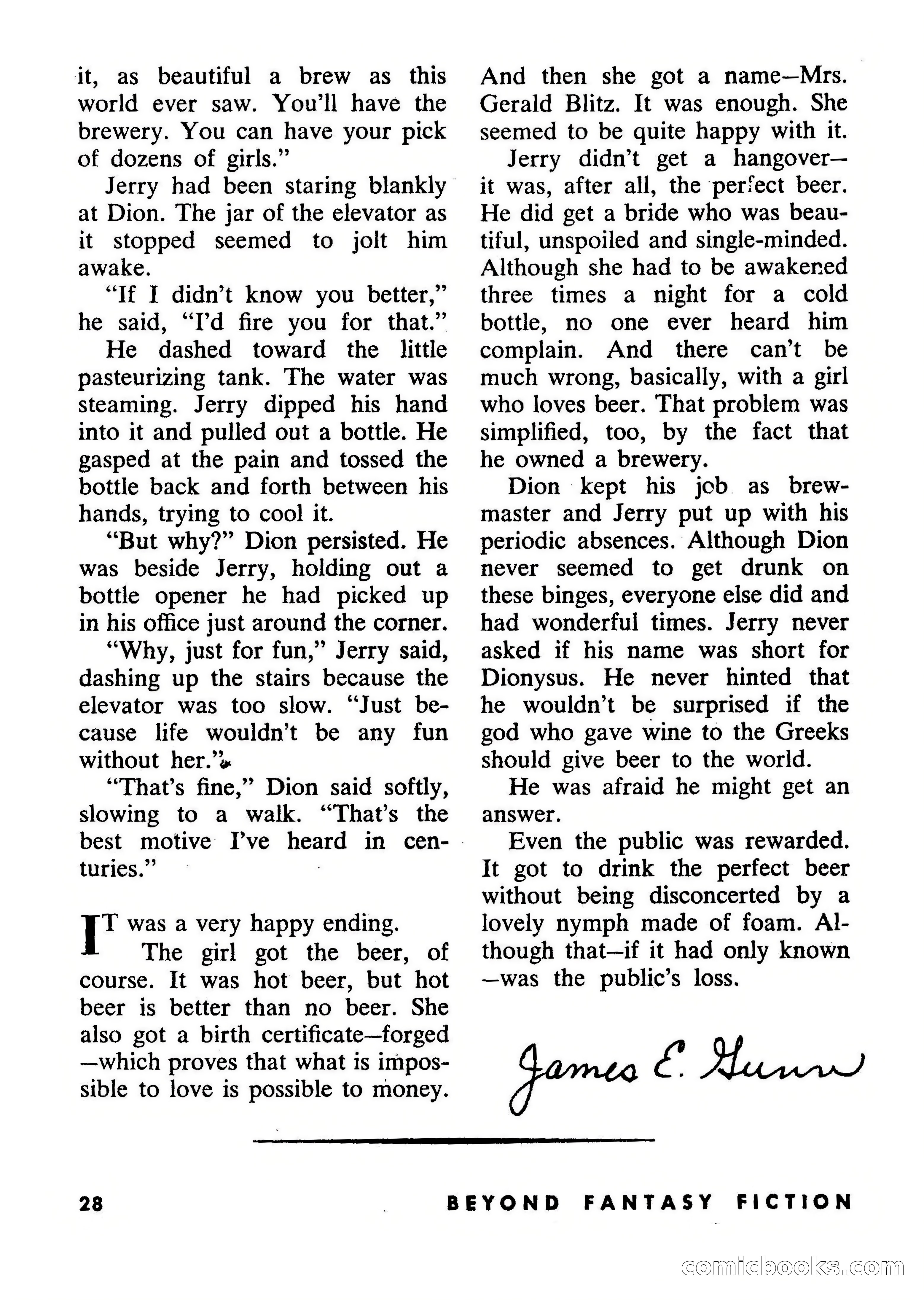 Beyond Fantasy Fiction, September 1954 — page 30 of 132
