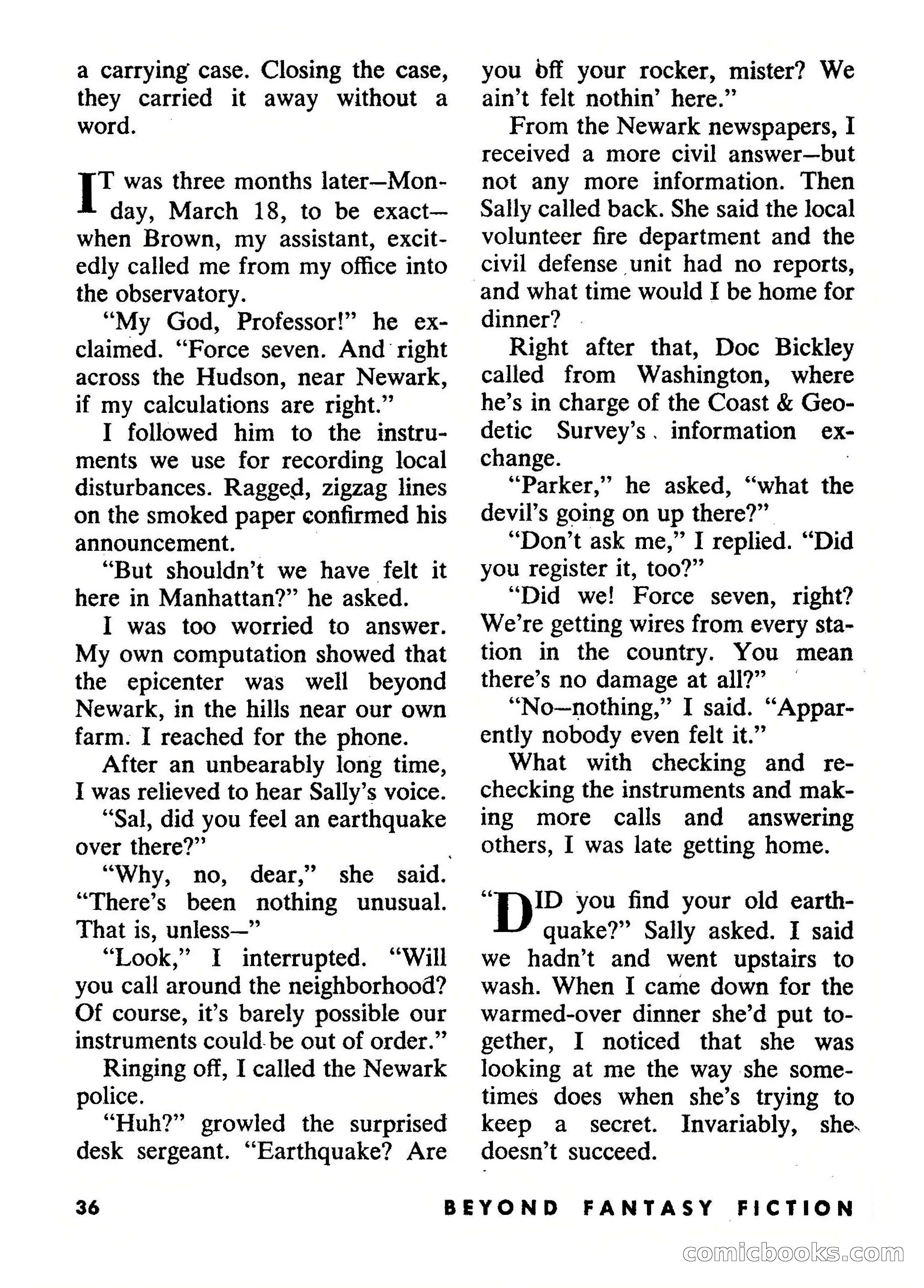 Beyond Fantasy Fiction, September 1954 — page 38 of 132