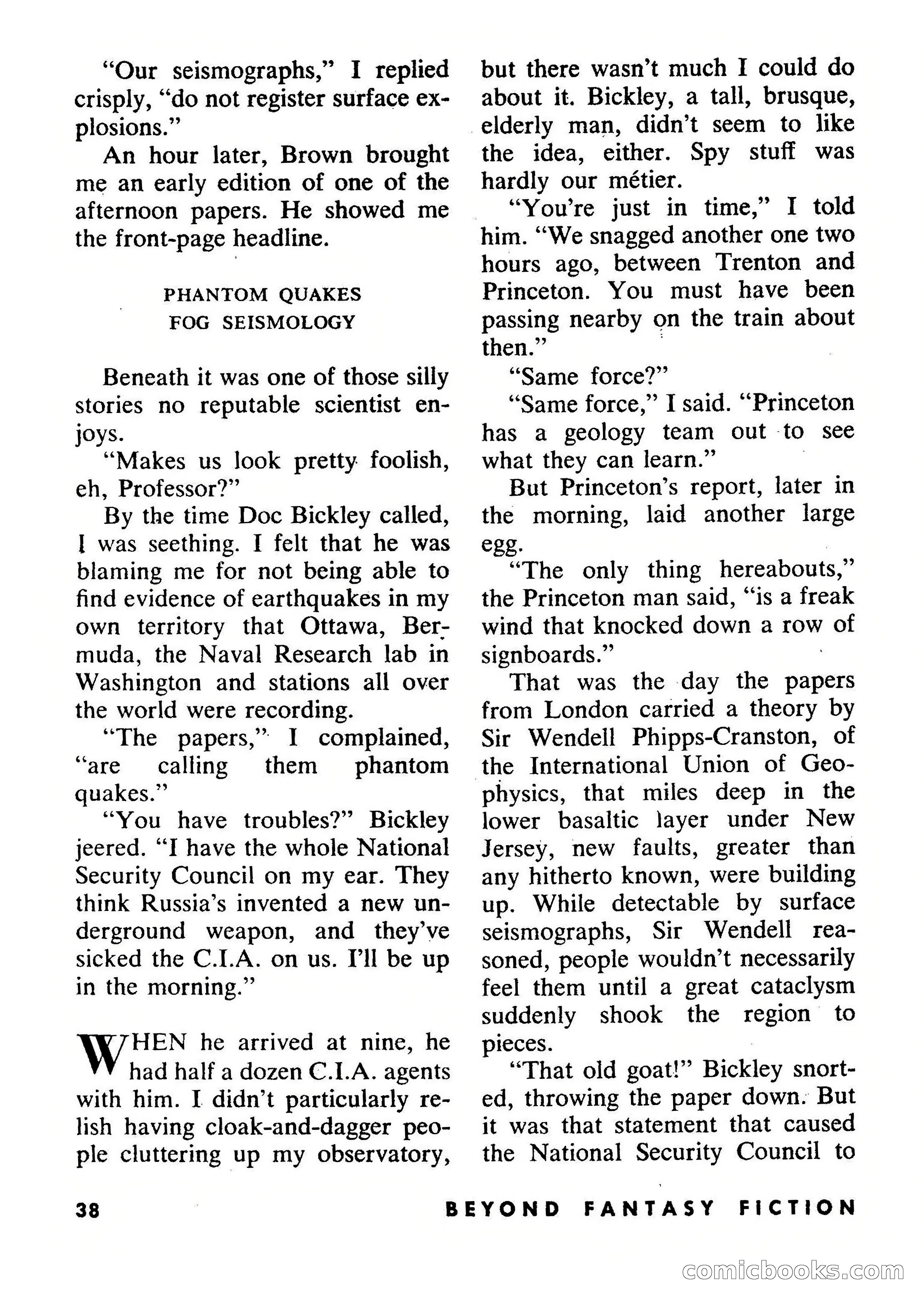 Beyond Fantasy Fiction, September 1954 — page 40 of 132