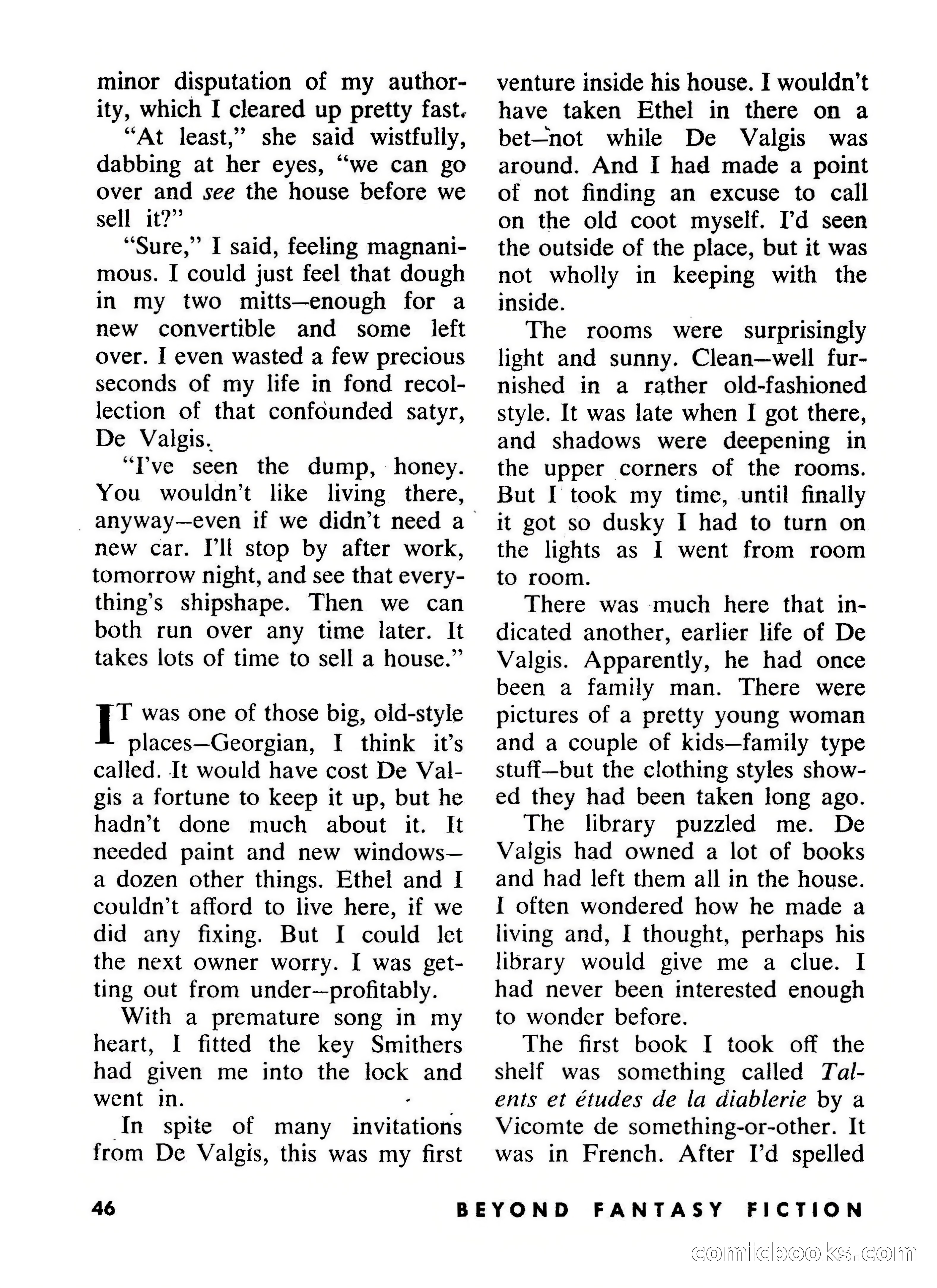Beyond Fantasy Fiction, September 1954 — page 48 of 132