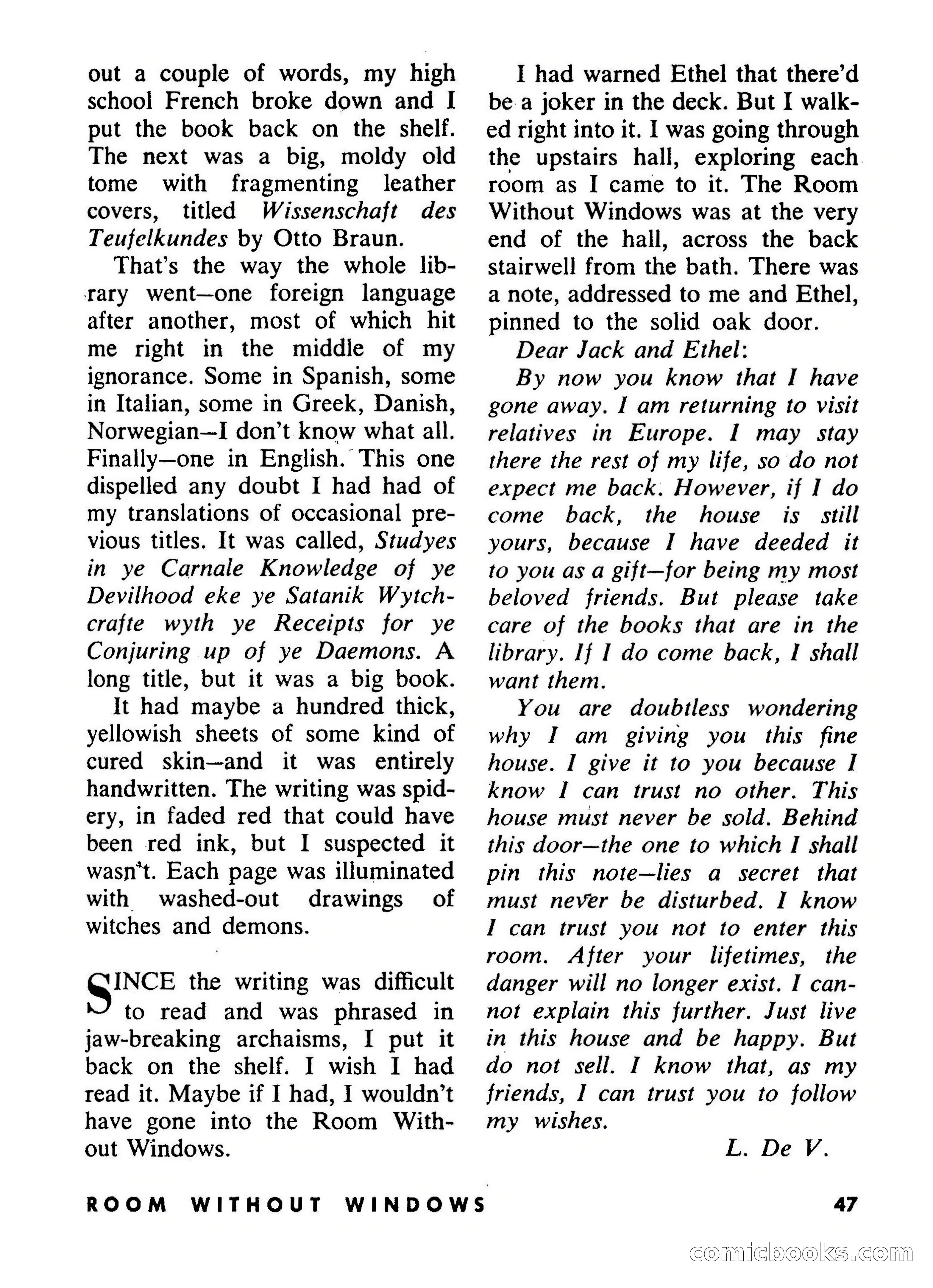 Beyond Fantasy Fiction, September 1954 — page 49 of 132