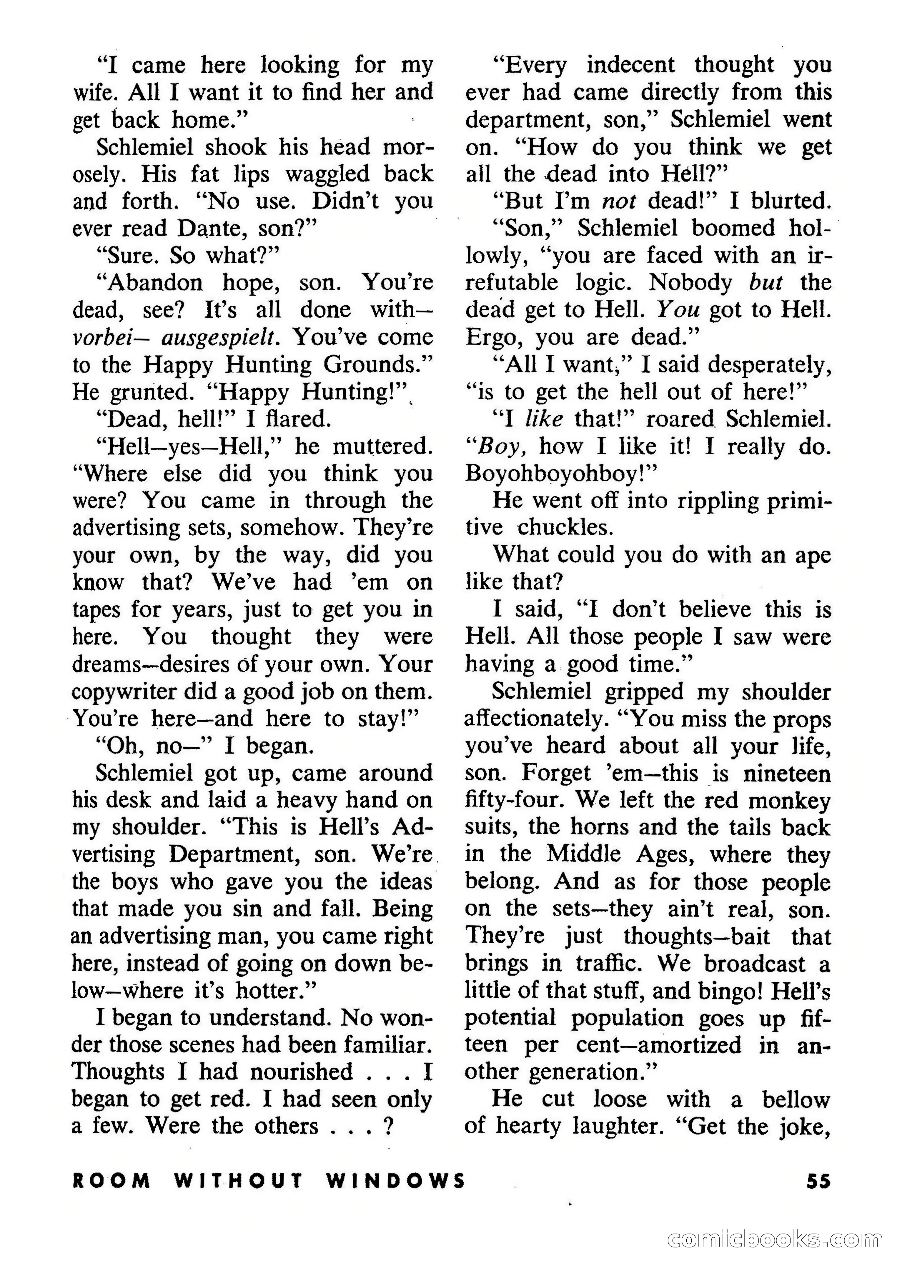 Beyond Fantasy Fiction, September 1954 — page 57 of 132
