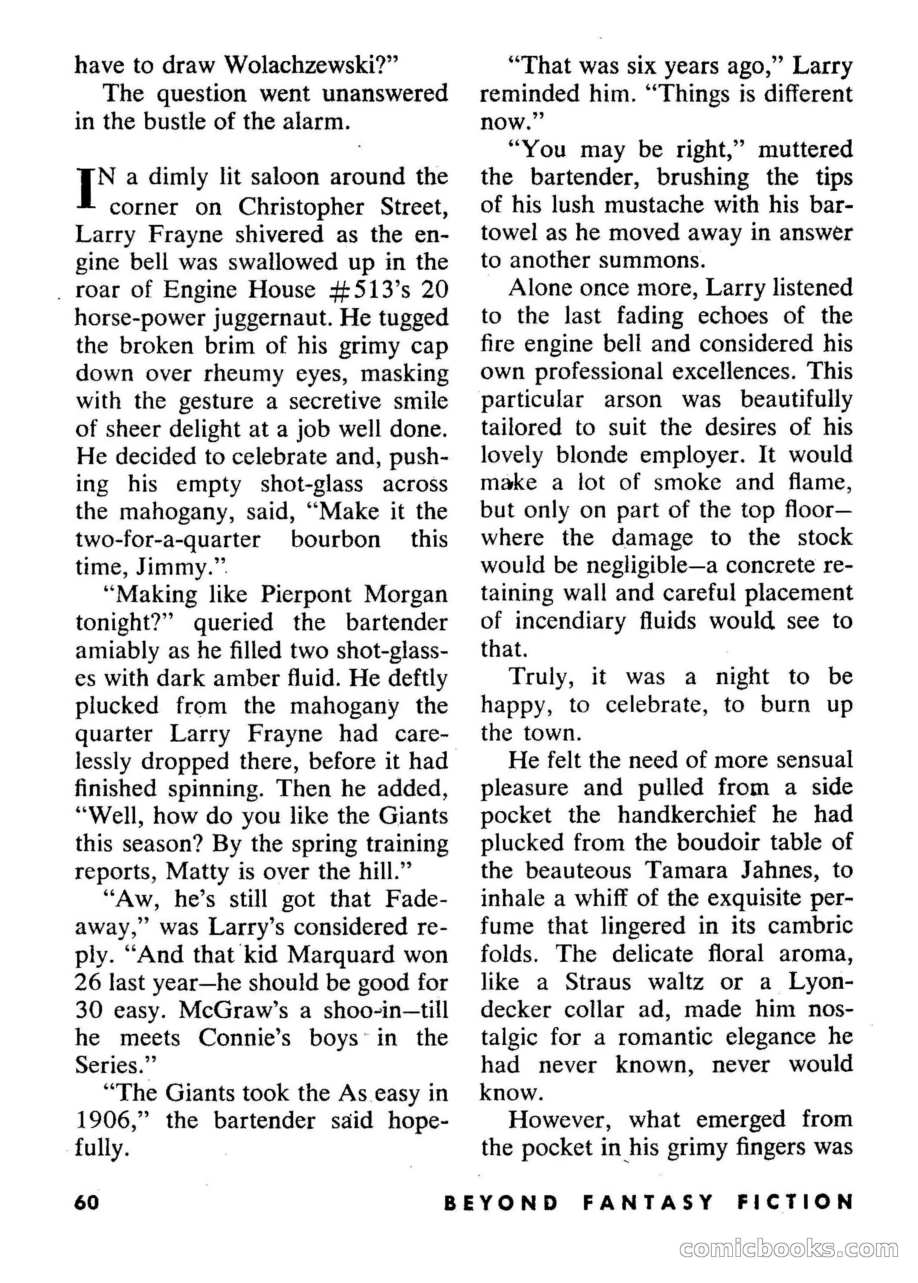 Beyond Fantasy Fiction, September 1954 — page 62 of 132