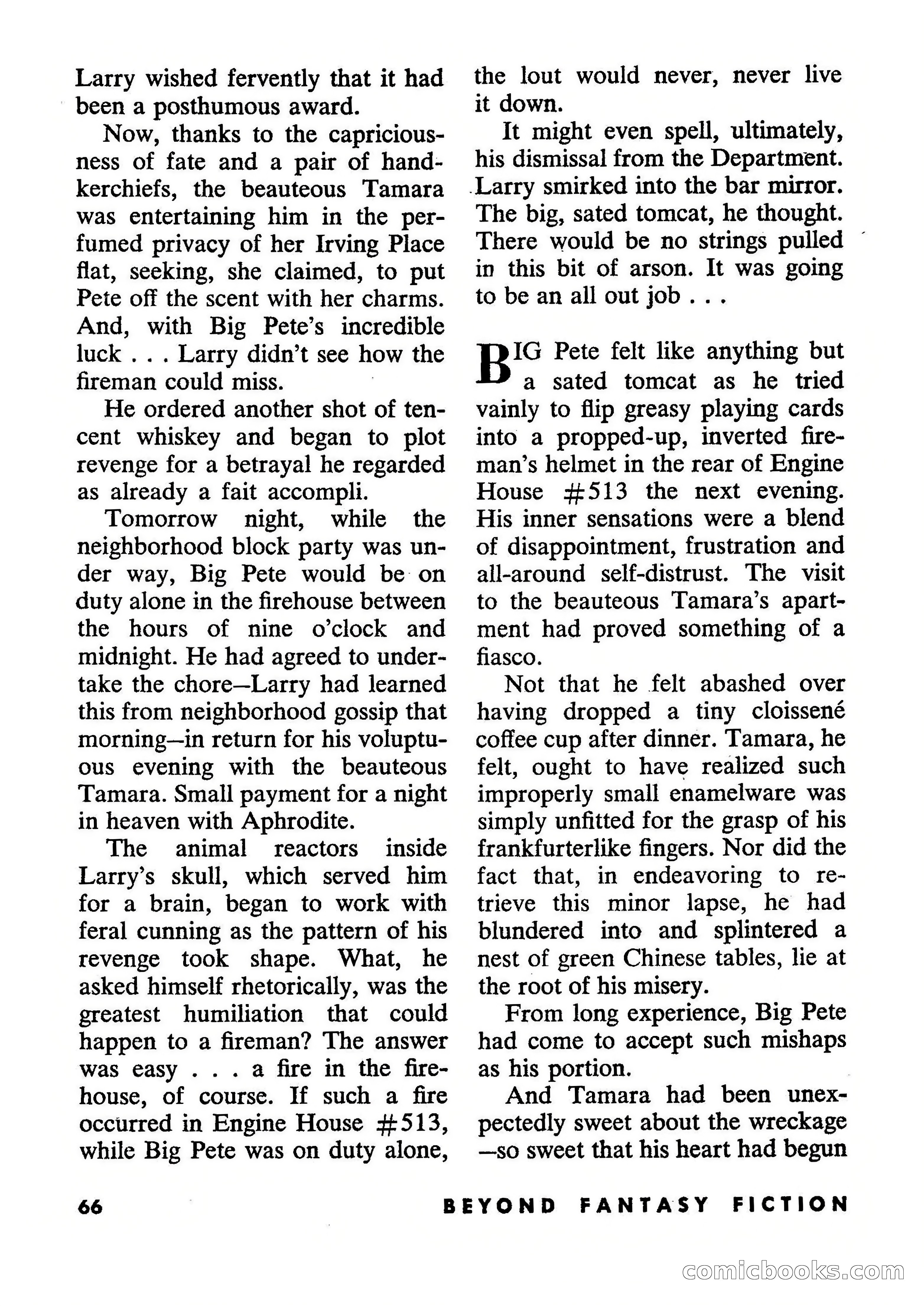 Beyond Fantasy Fiction, September 1954 — page 68 of 132