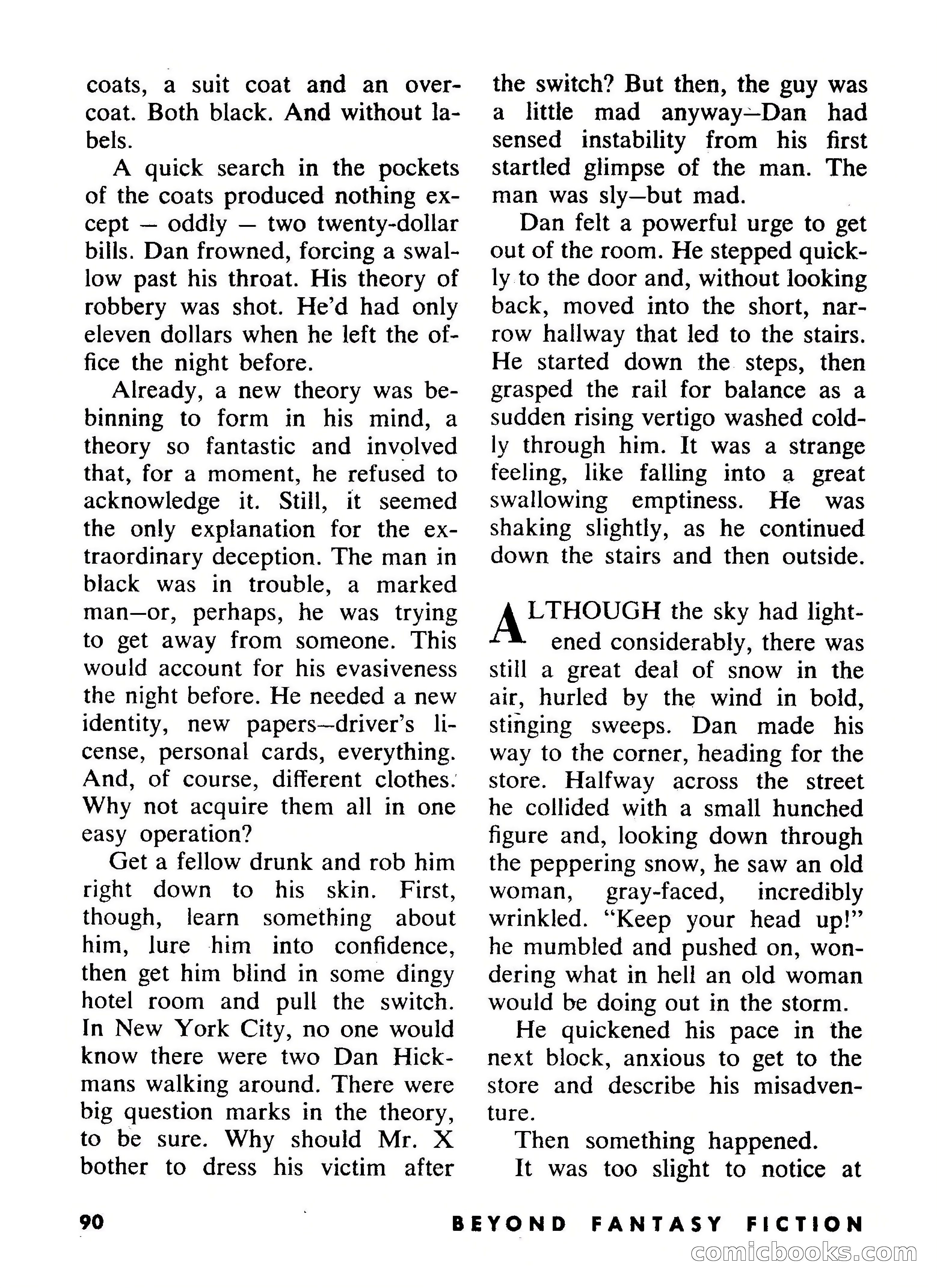 Beyond Fantasy Fiction, September 1954 — page 92 of 132
