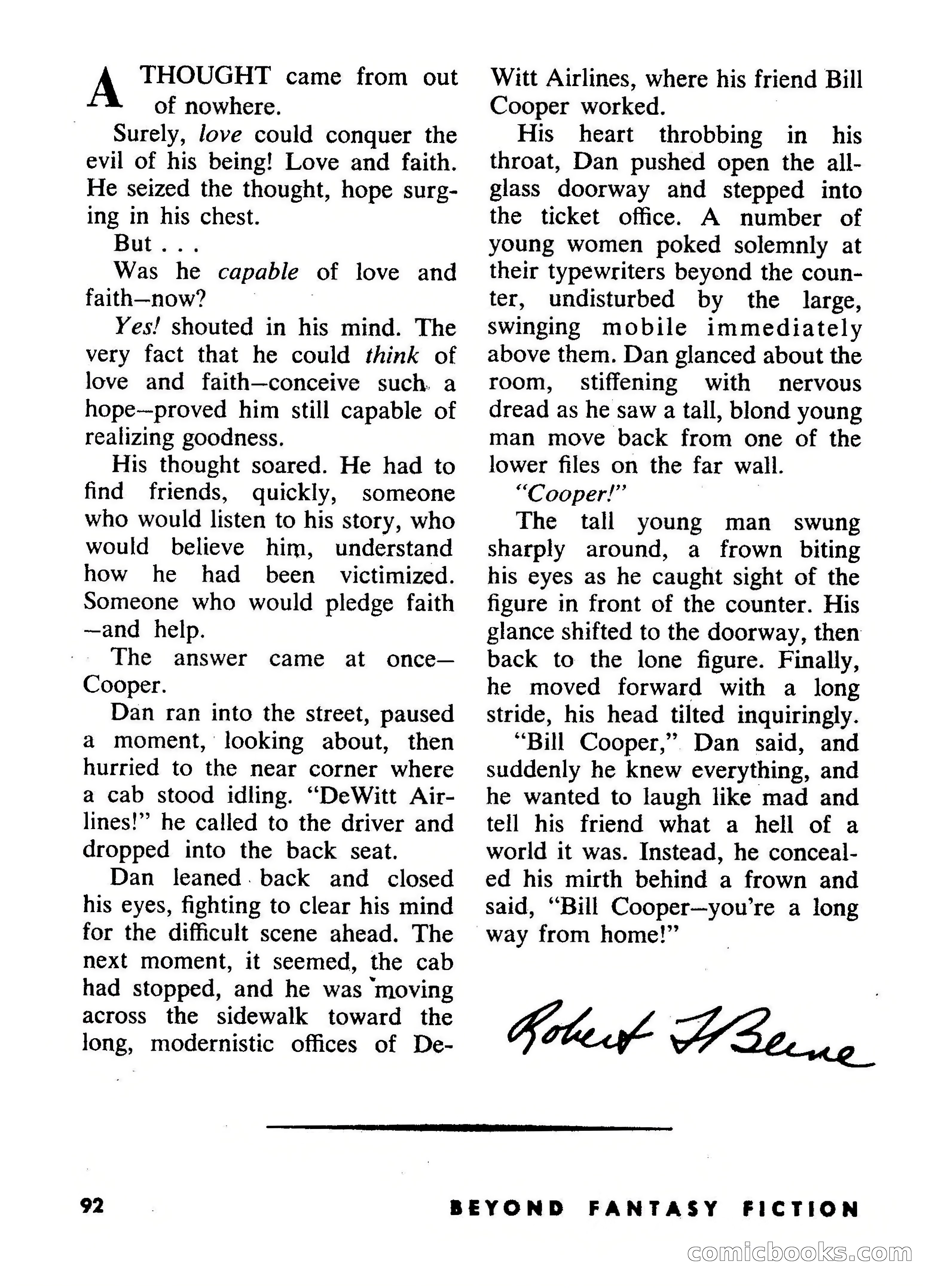 Beyond Fantasy Fiction, September 1954 — page 94 of 132