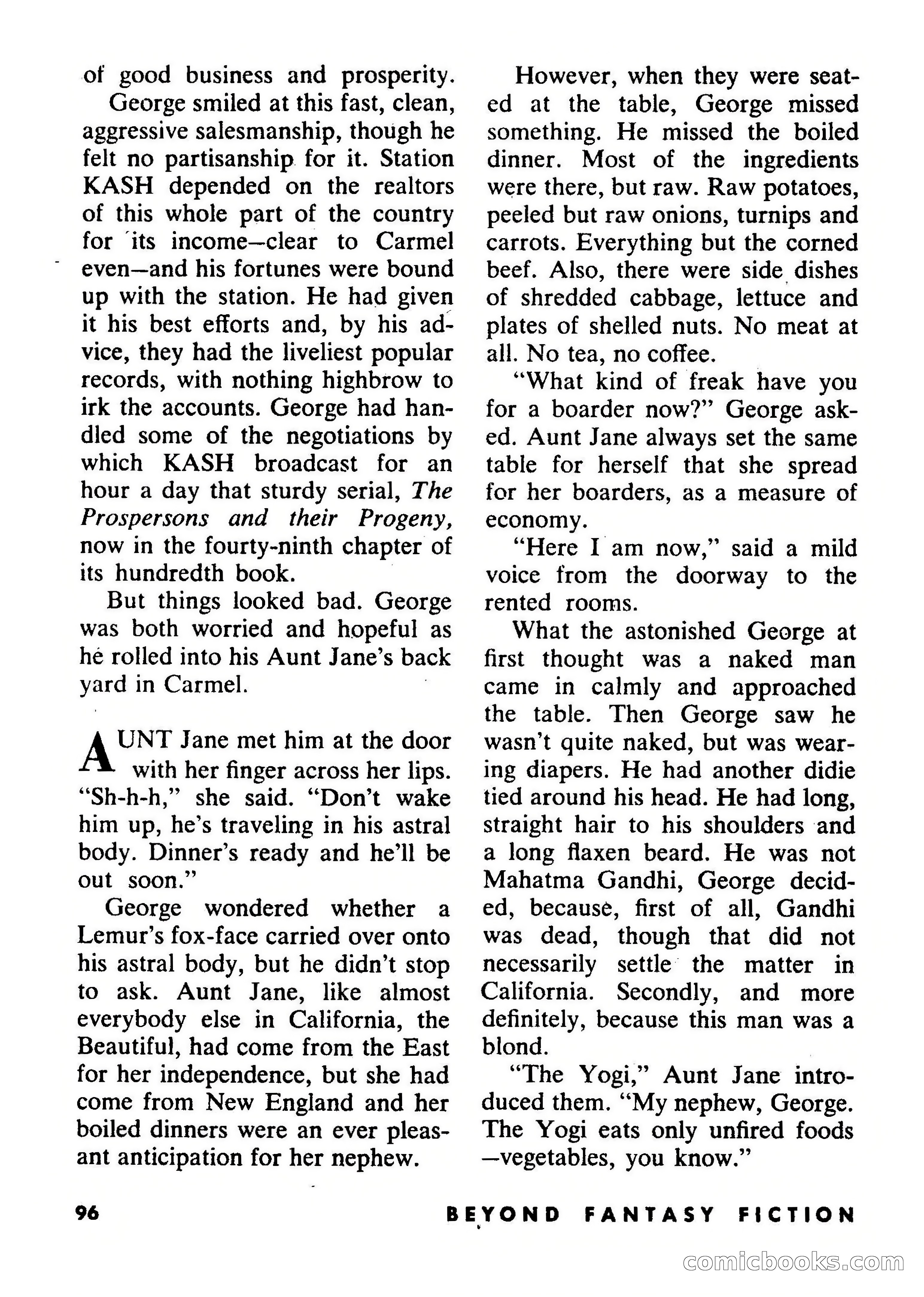 Beyond Fantasy Fiction, September 1954 — page 98 of 132