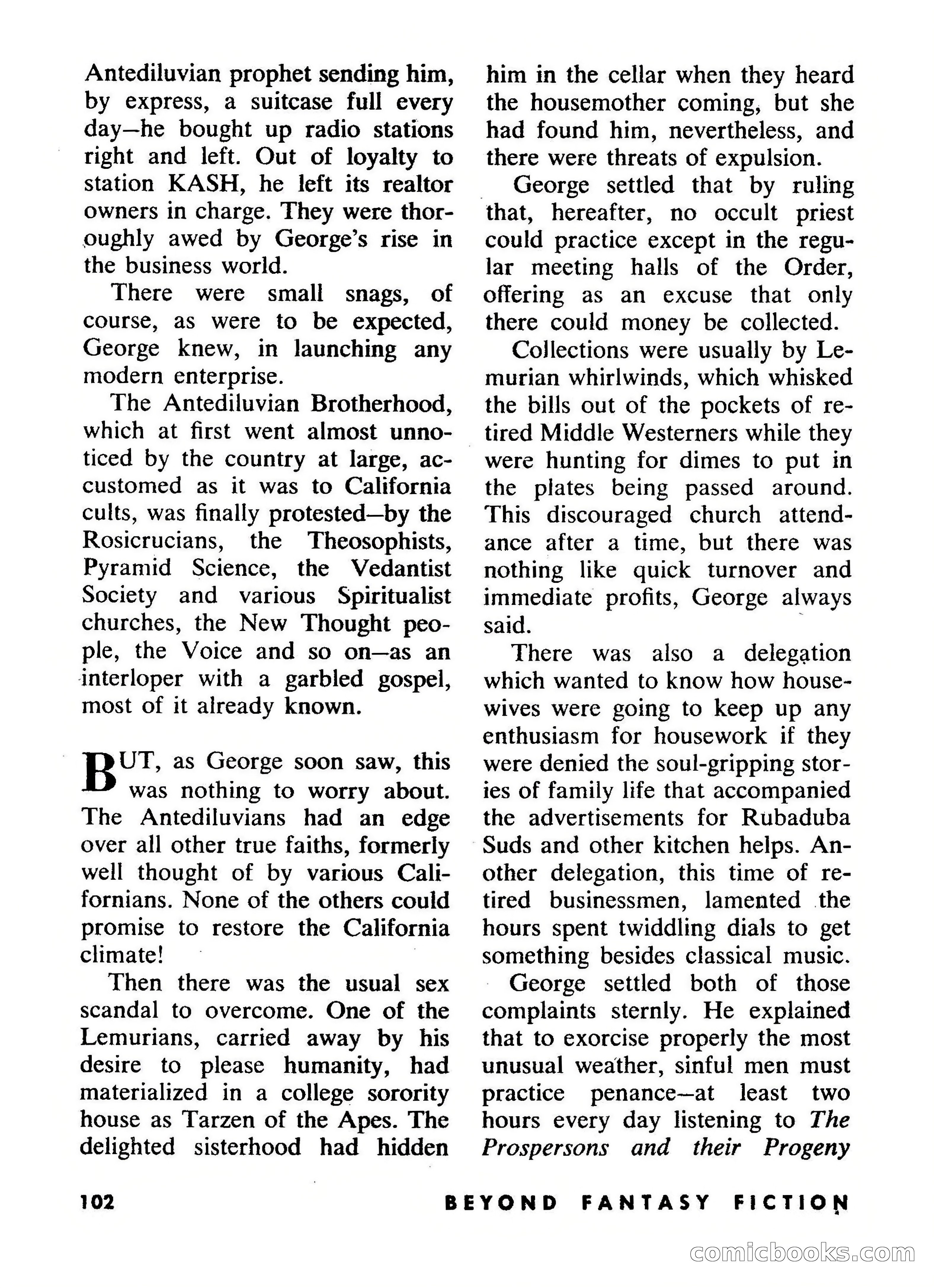 Beyond Fantasy Fiction, September 1954 — page 104 of 132
