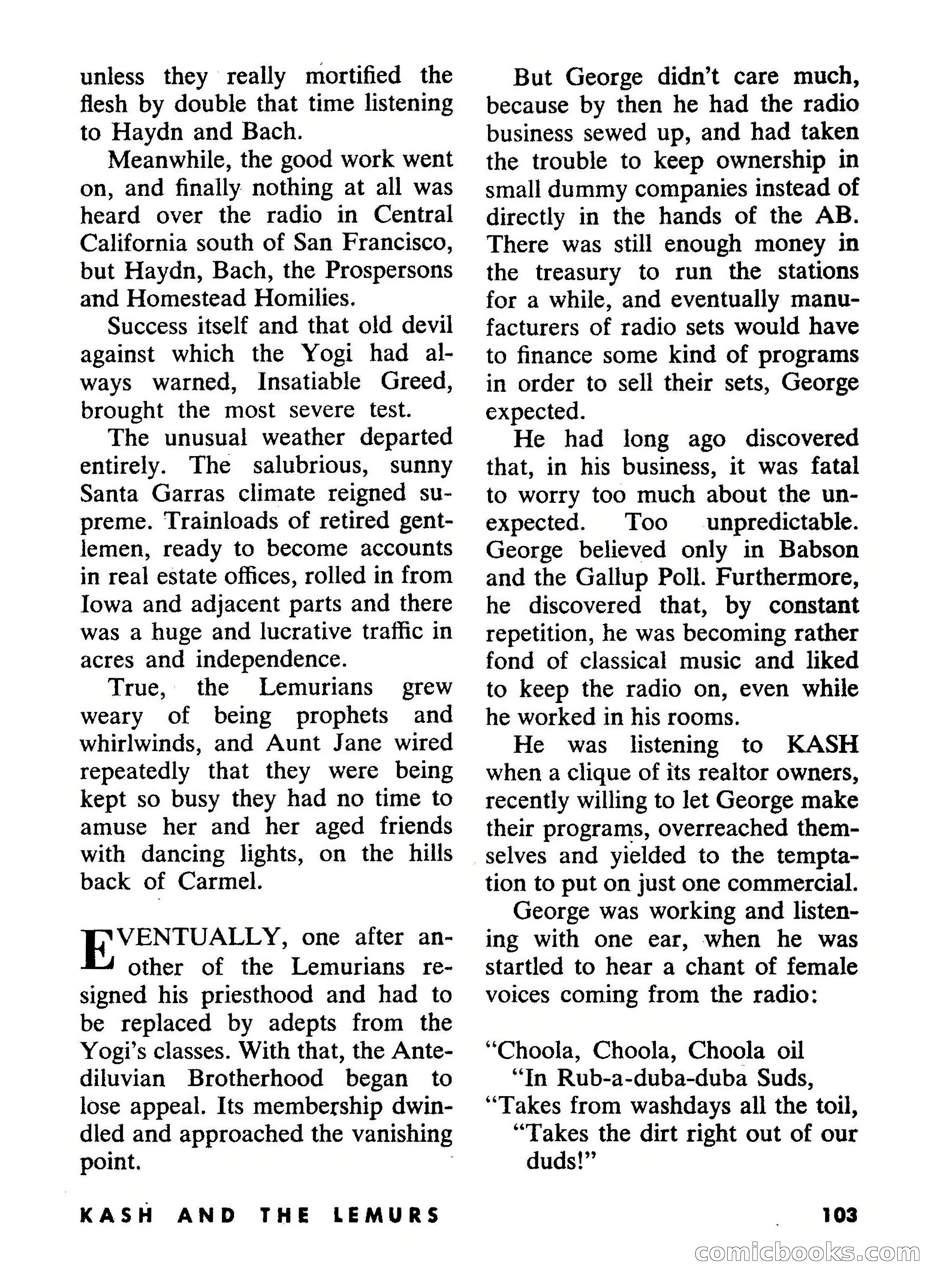 Beyond Fantasy Fiction, September 1954 — page 105 of 132