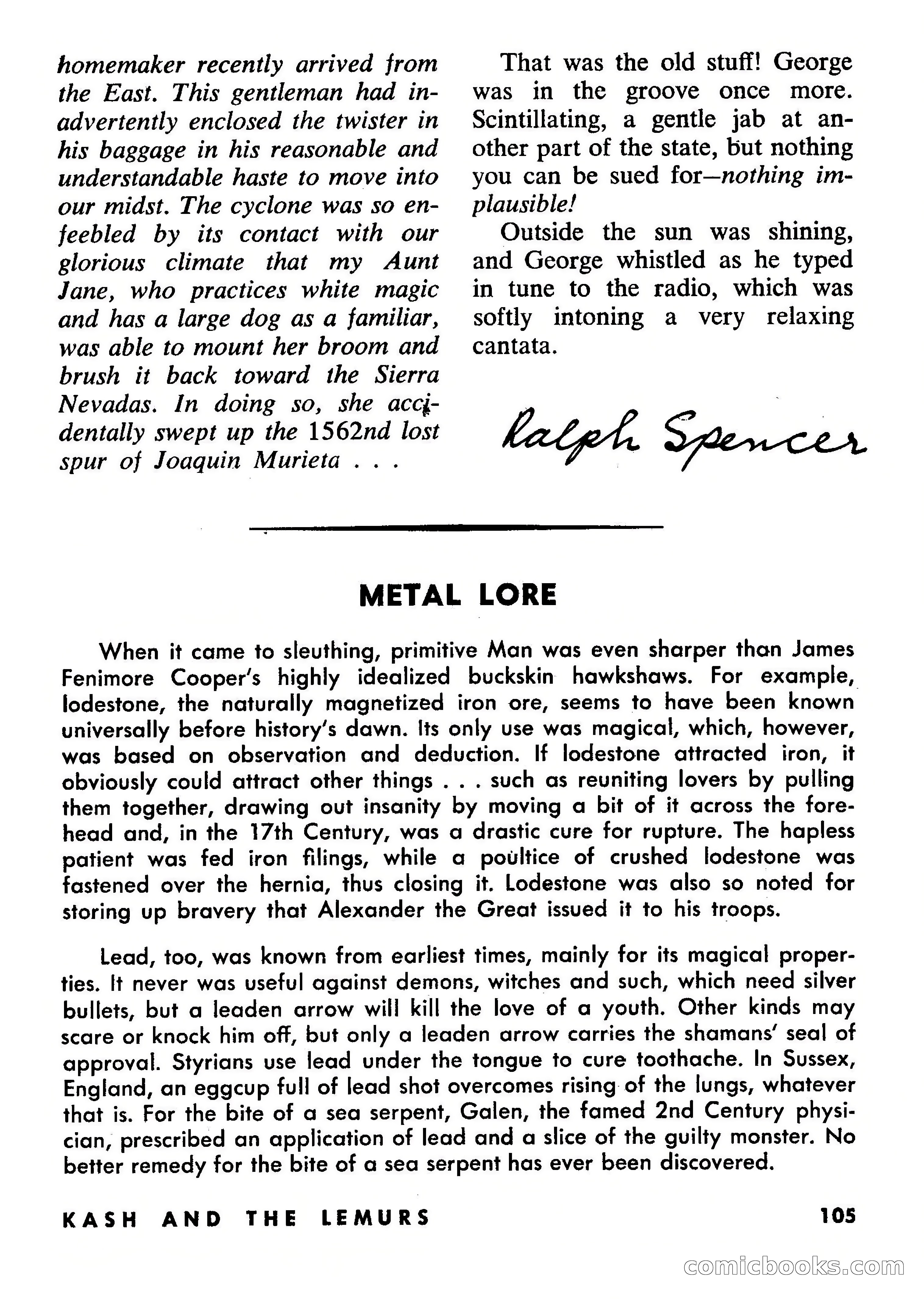 Beyond Fantasy Fiction, September 1954 — page 107 of 132