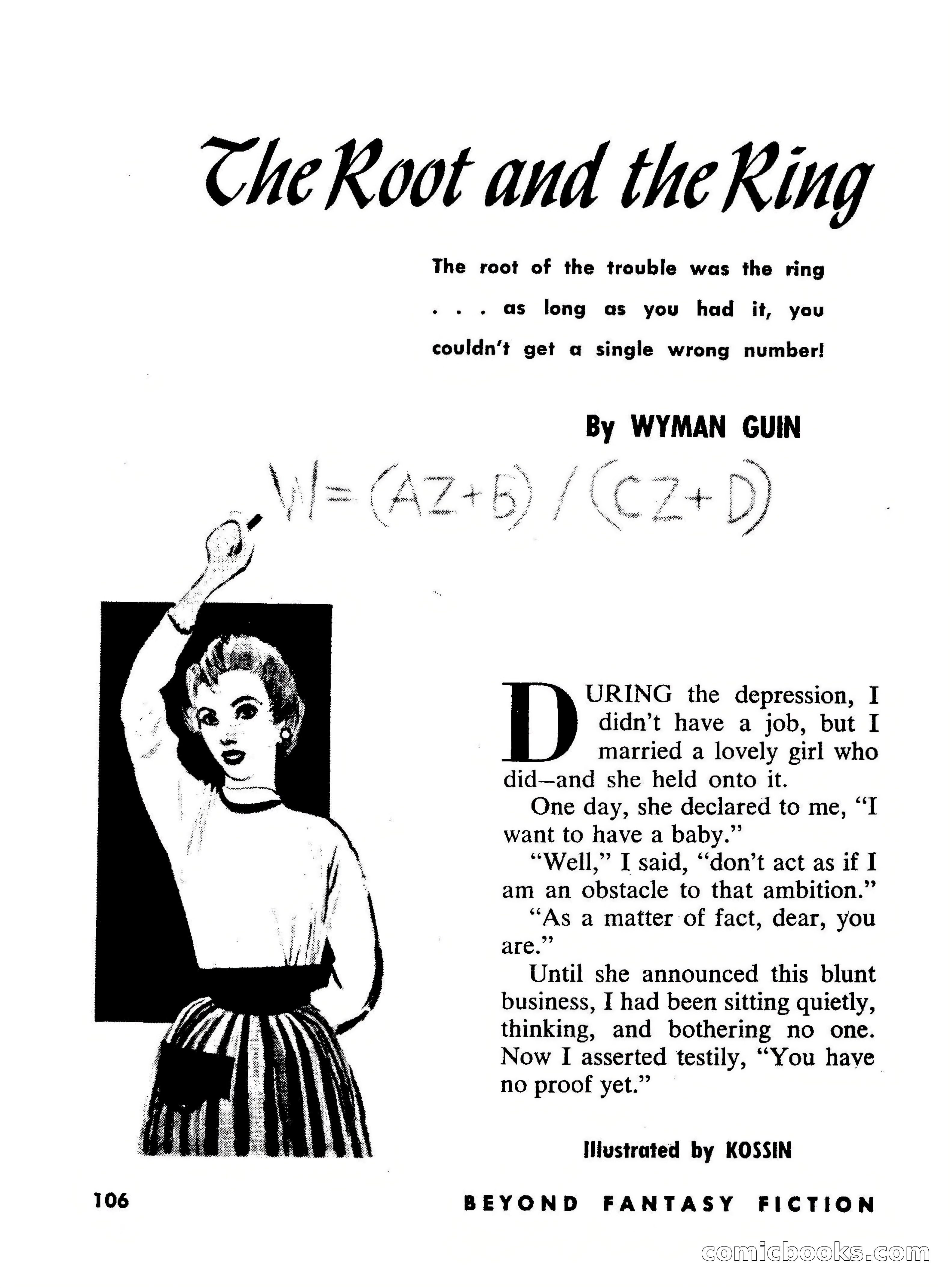 Beyond Fantasy Fiction, September 1954 — page 108 of 132