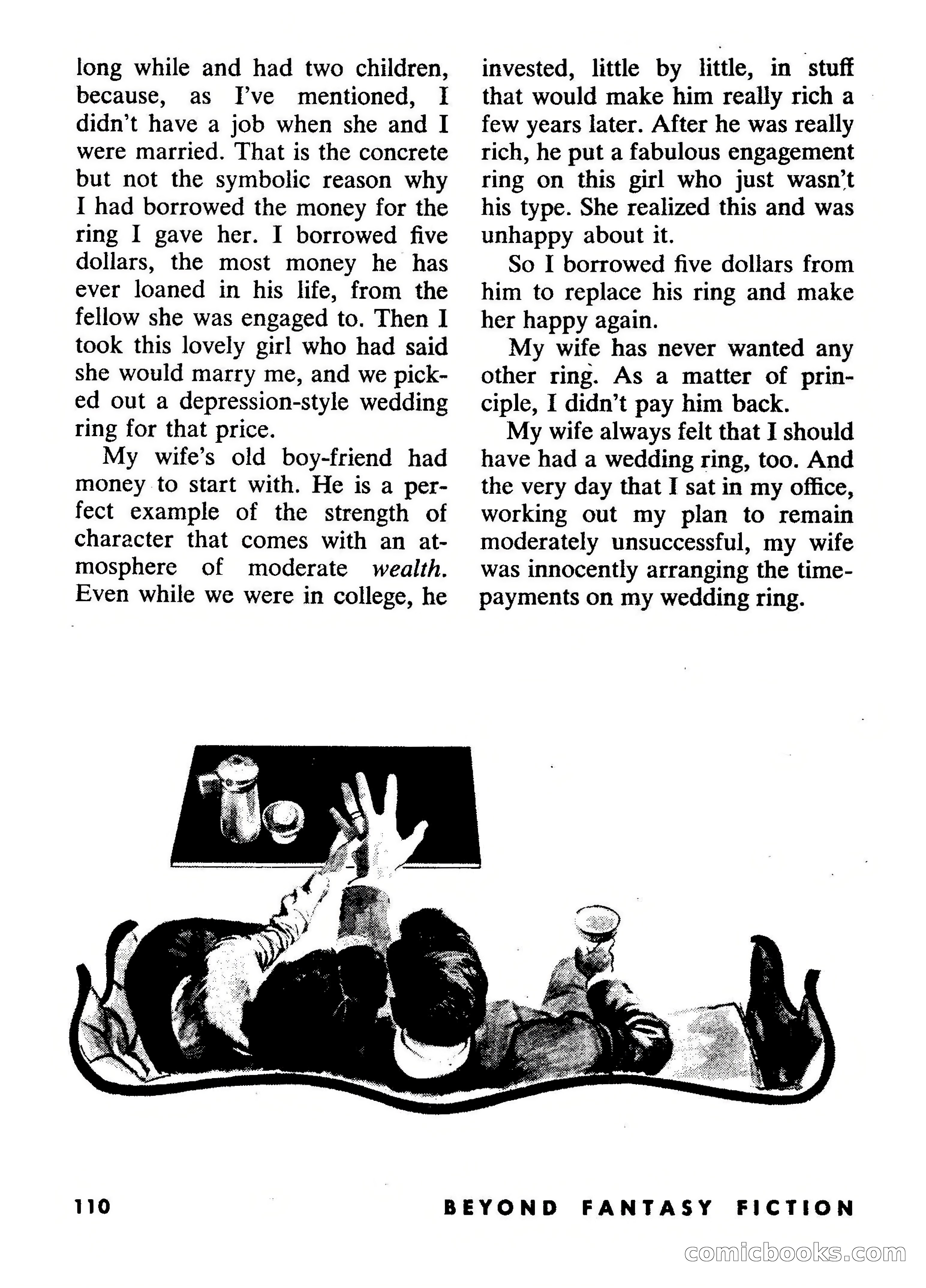 Beyond Fantasy Fiction, September 1954 — page 112 of 132