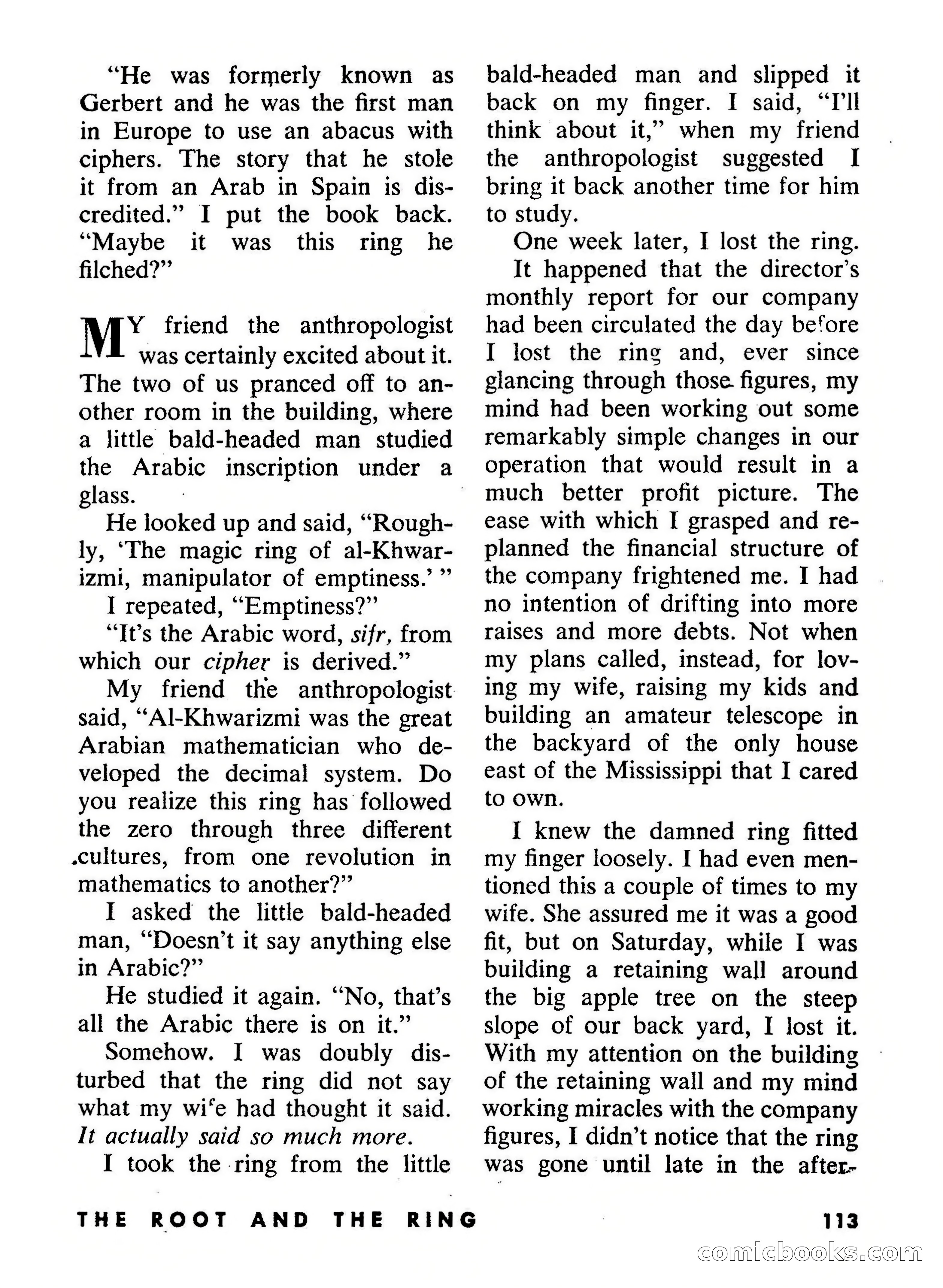 Beyond Fantasy Fiction, September 1954 — page 115 of 132