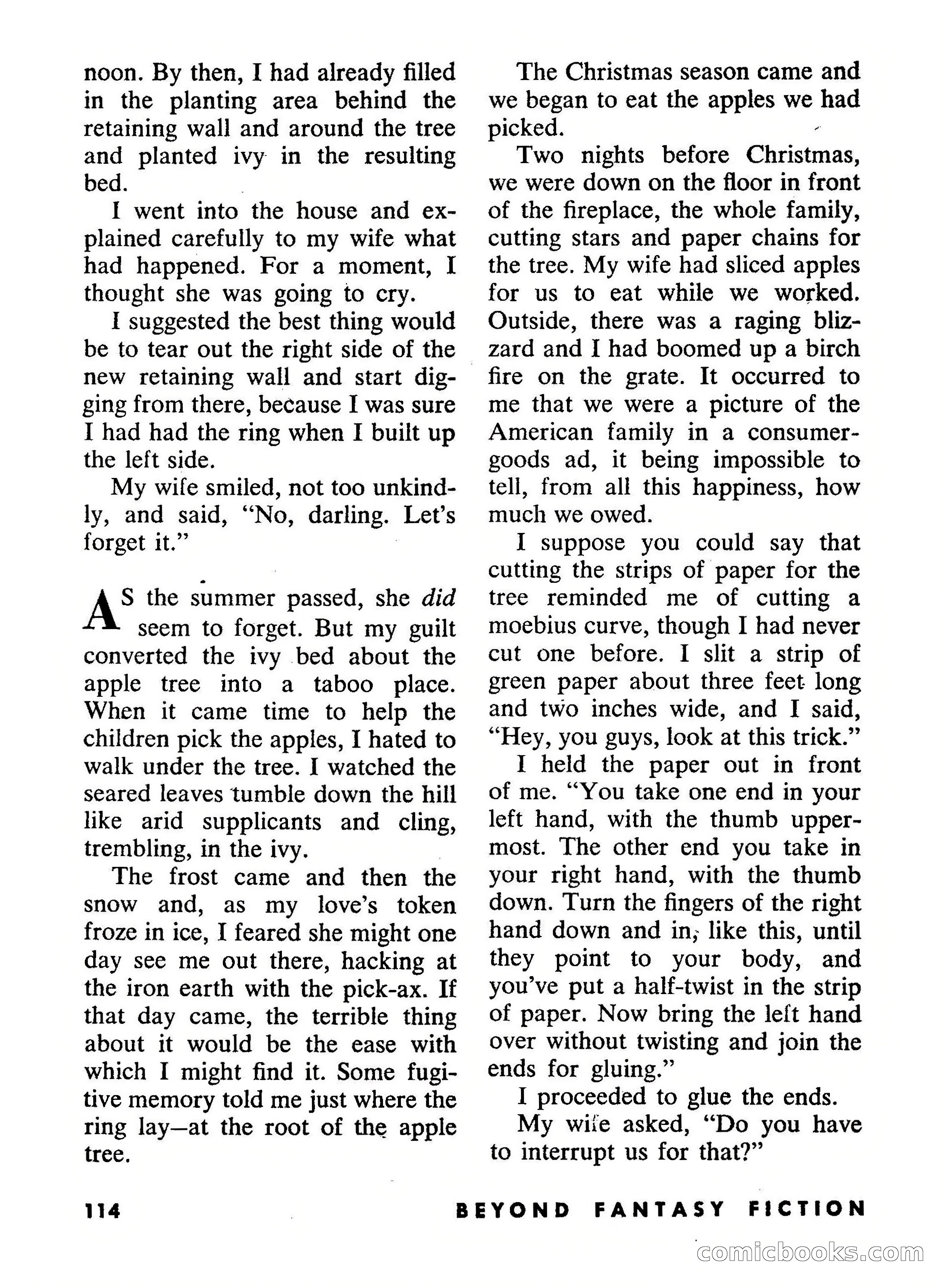 Beyond Fantasy Fiction, September 1954 — page 116 of 132