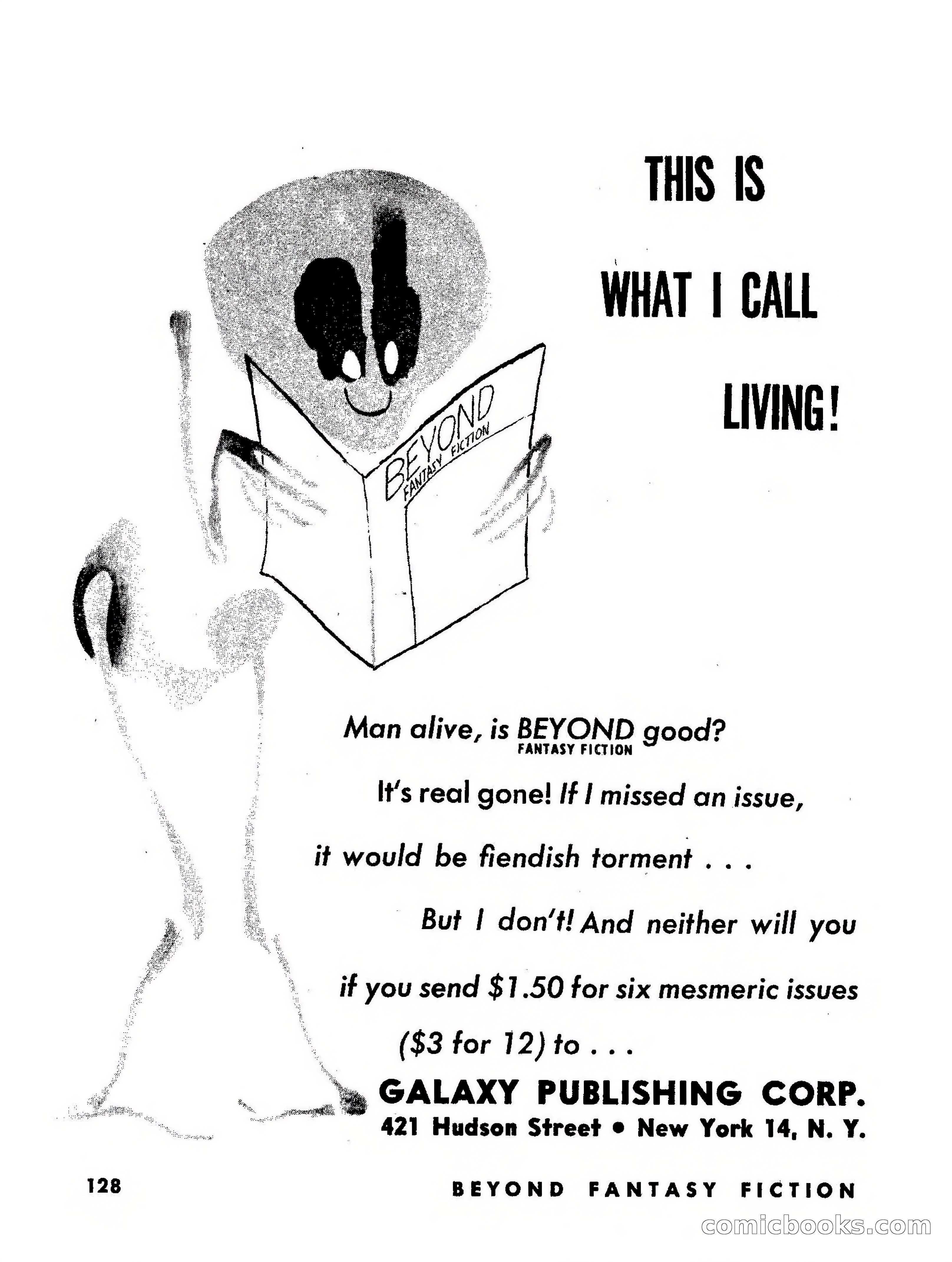 Beyond Fantasy Fiction, September 1954 — page 130 of 132