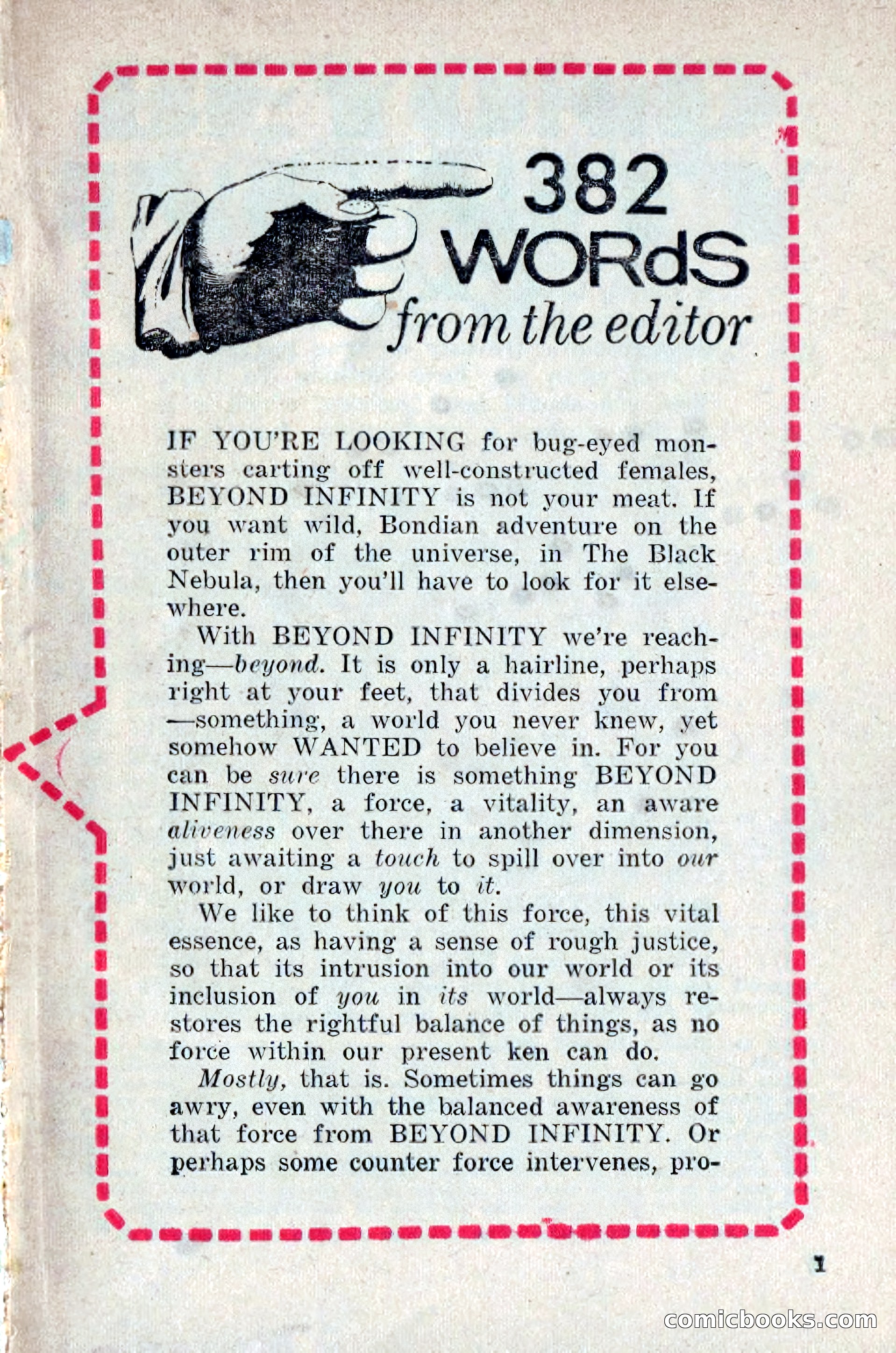 Beyond Infinity, Vol. 1, No. 1 — page 4 of 164