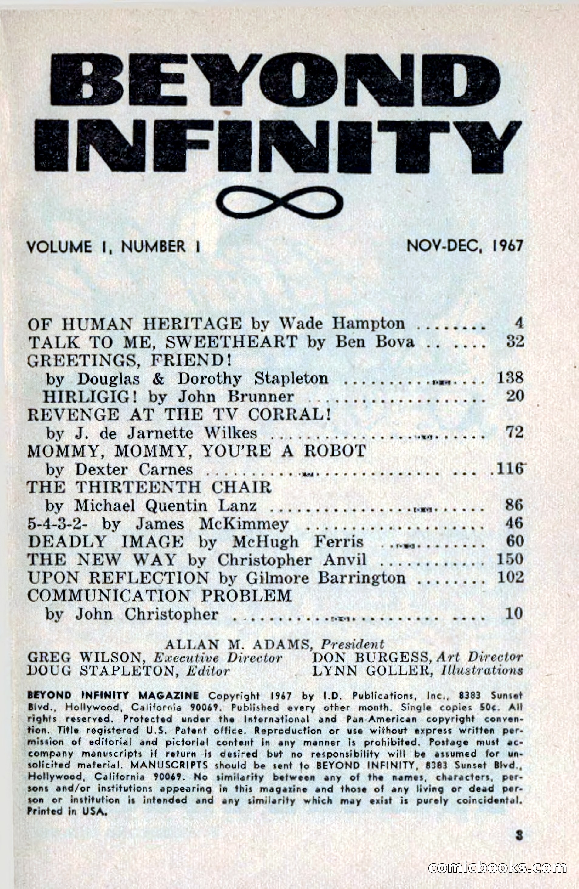 Beyond Infinity, Vol. 1, No. 1 — page 6 of 164