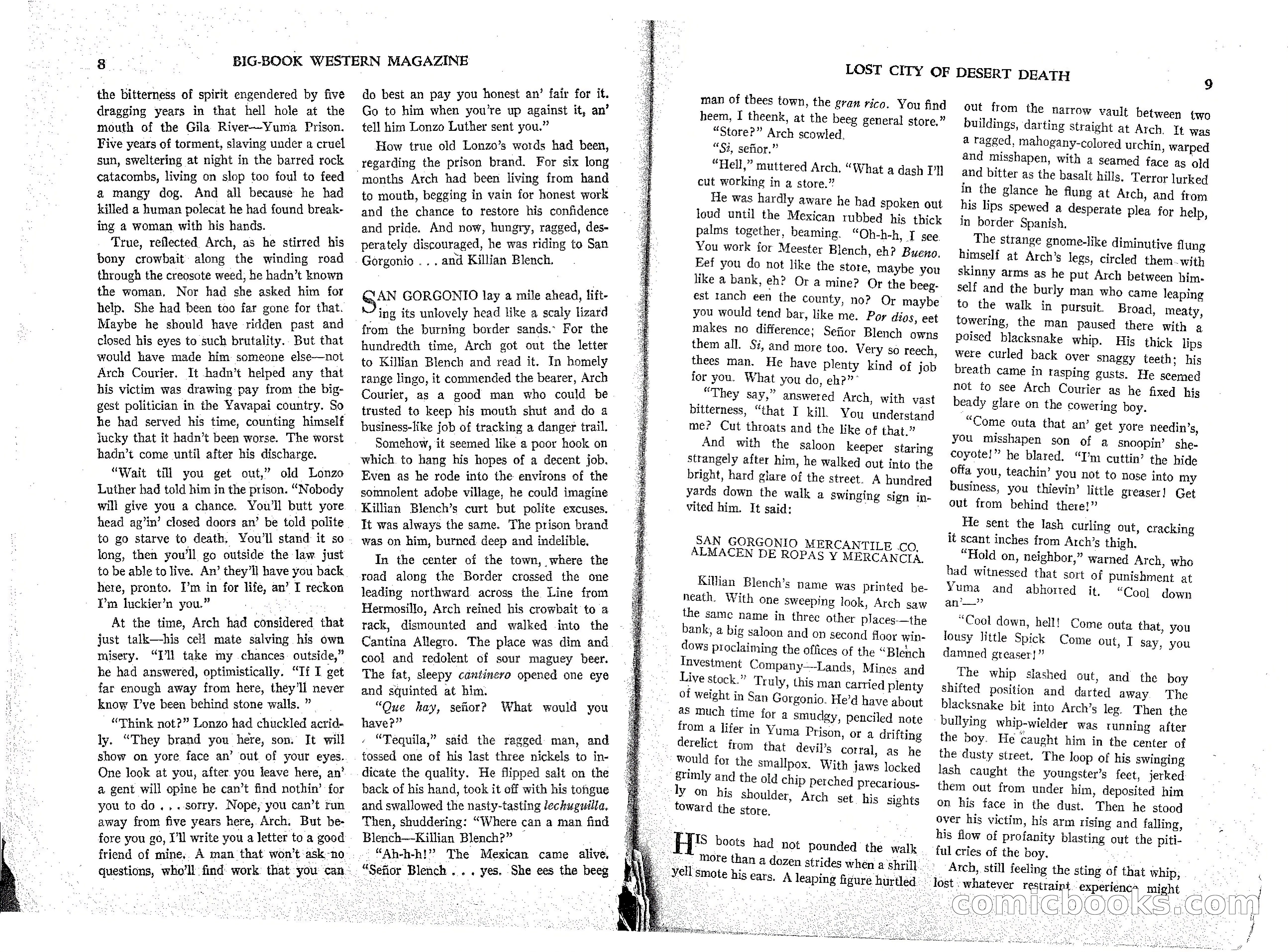 Big Book Western, Vol. 8, No. 3 — page 6 of 74