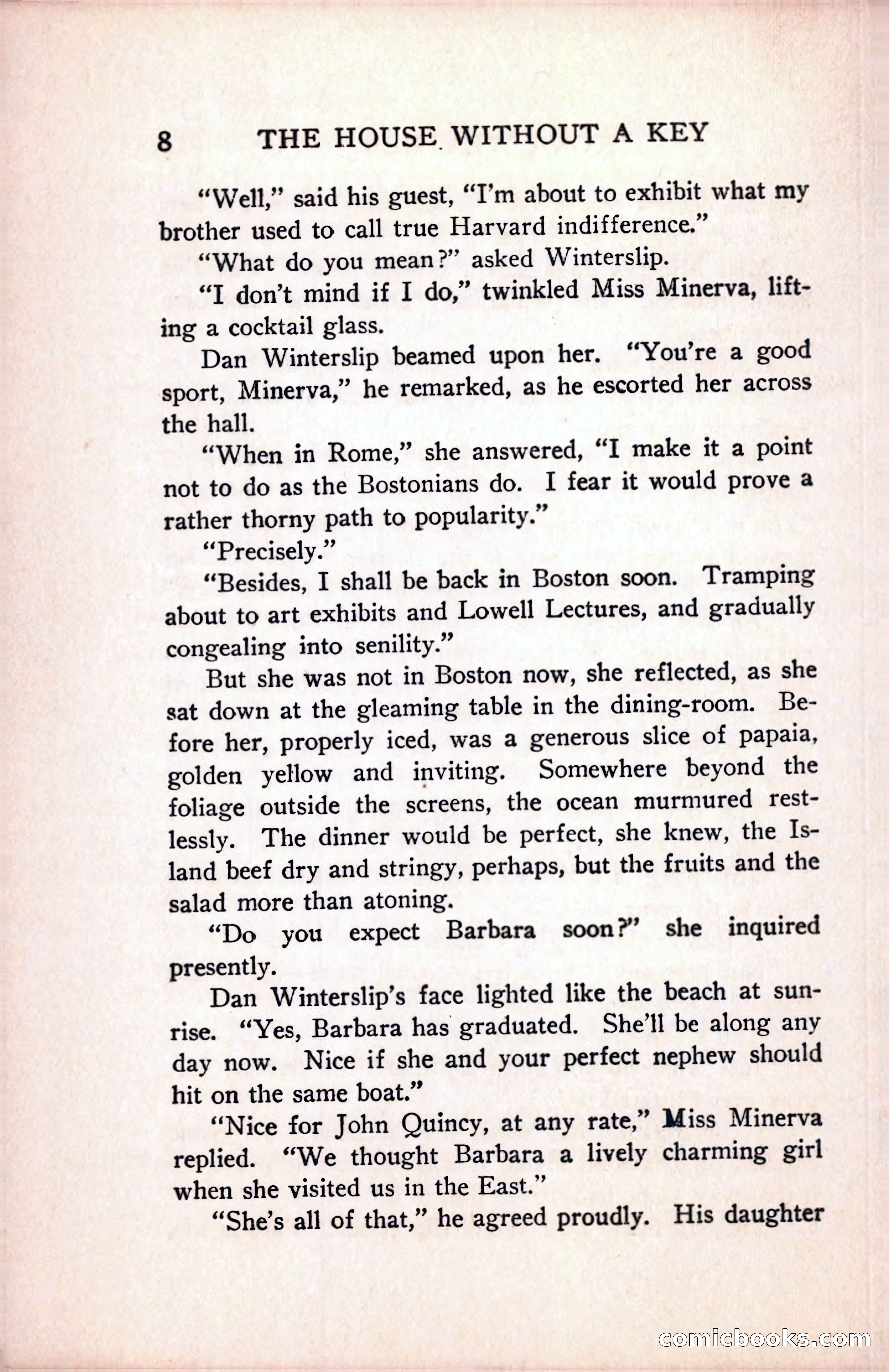 The House Without a Key — page 22 of 339