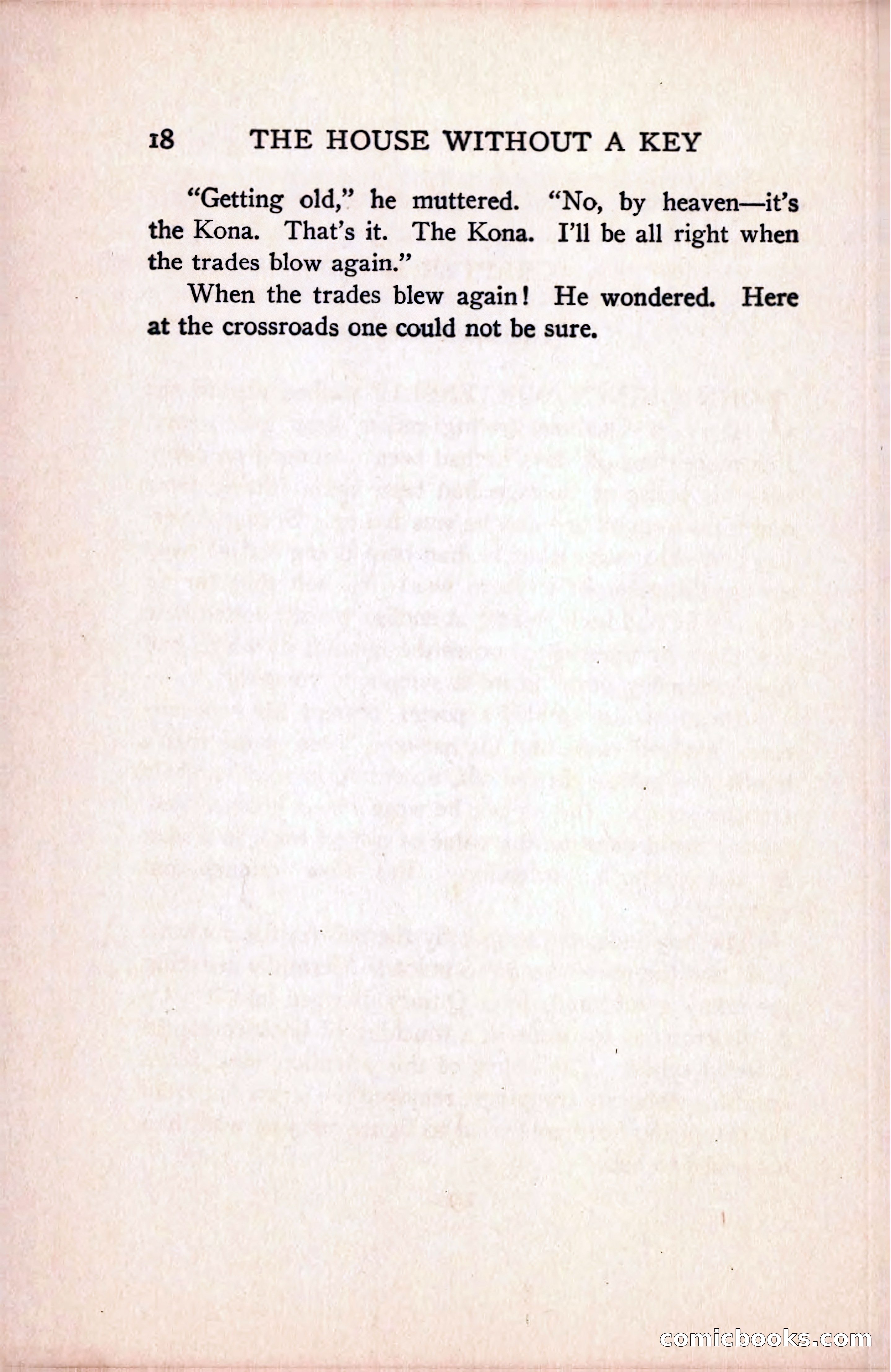 The House Without a Key — page 32 of 339