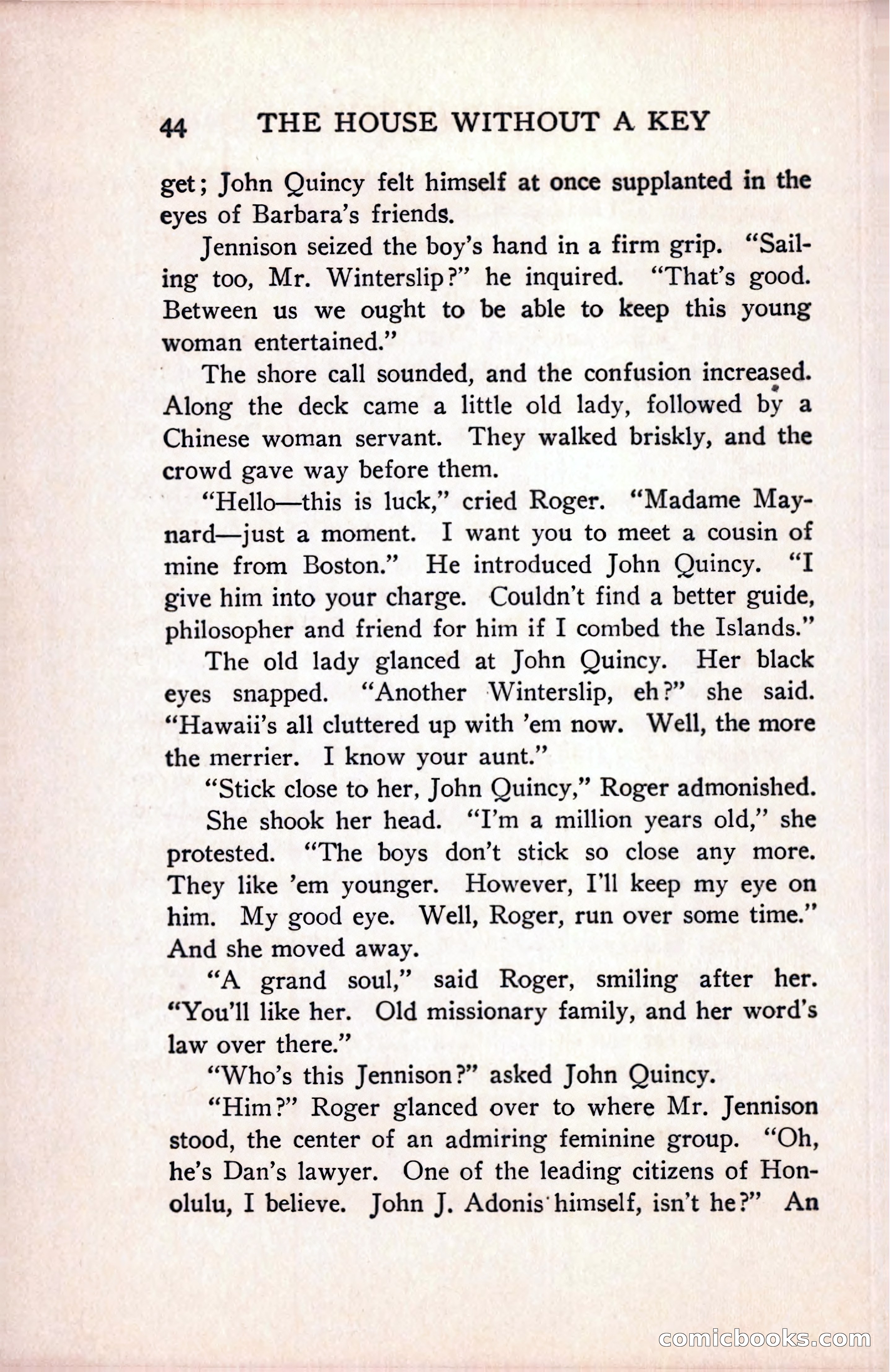 The House Without a Key — page 58 of 339