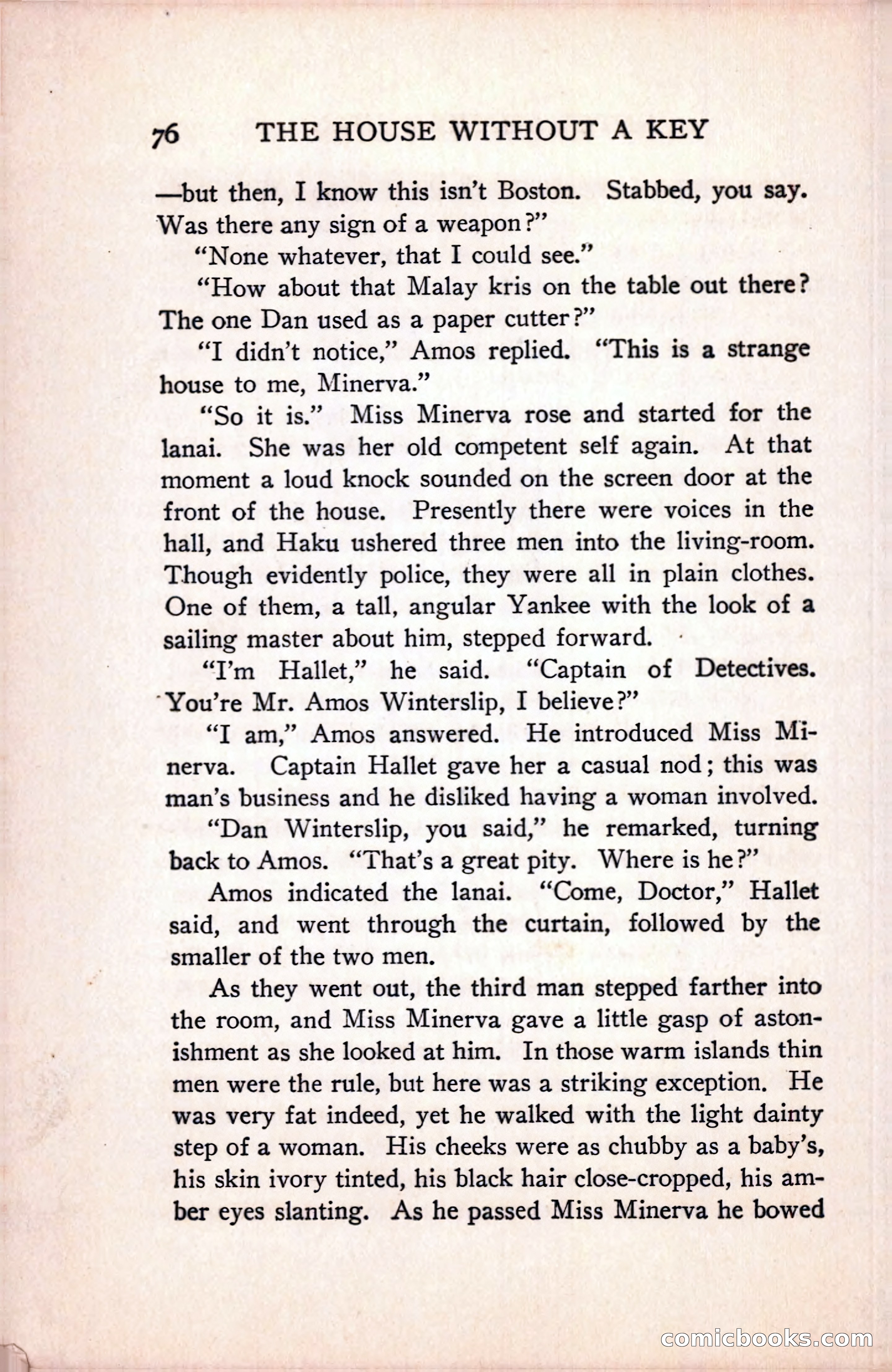 The House Without a Key — page 90 of 339