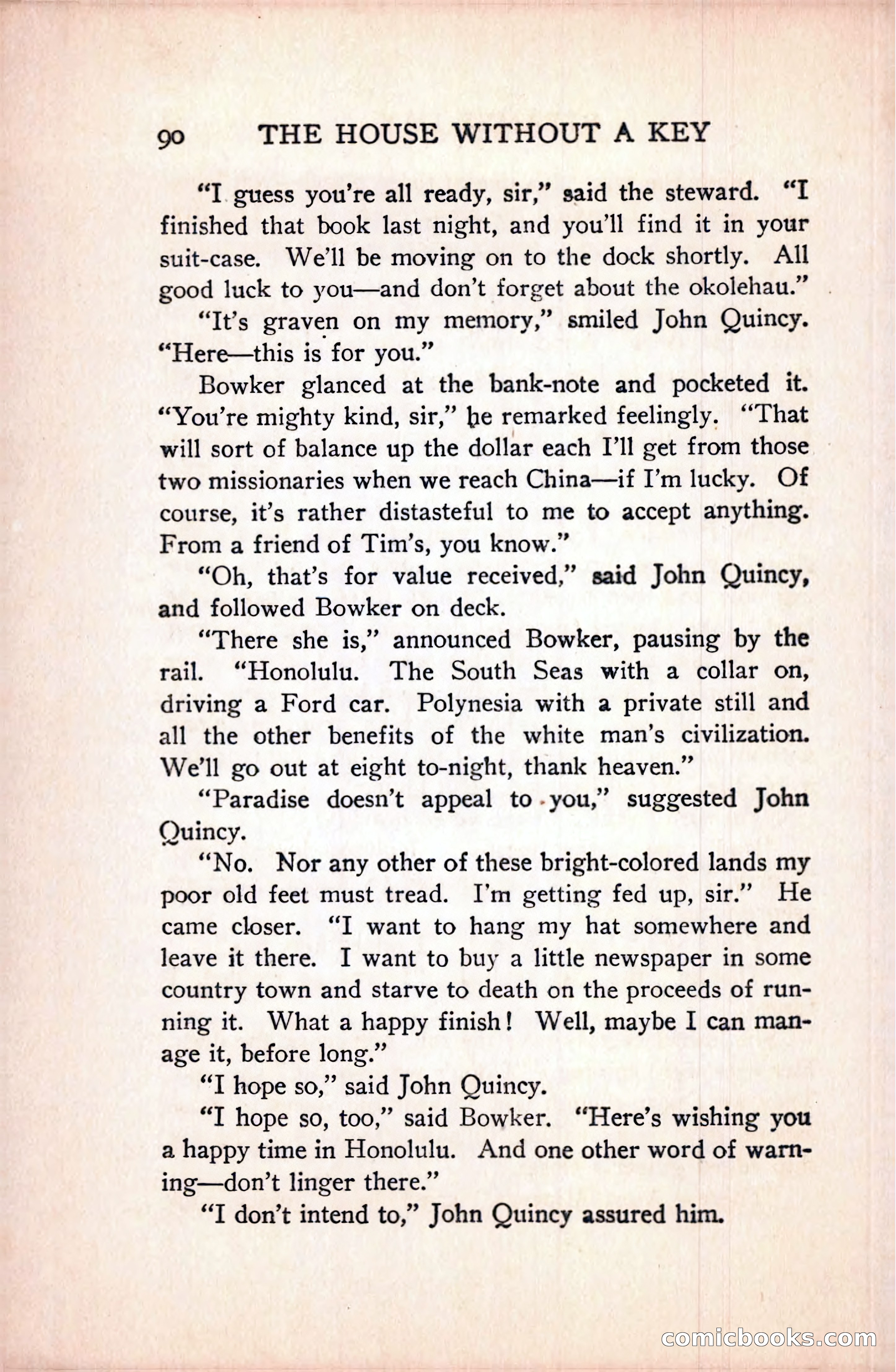 The House Without a Key — page 104 of 339