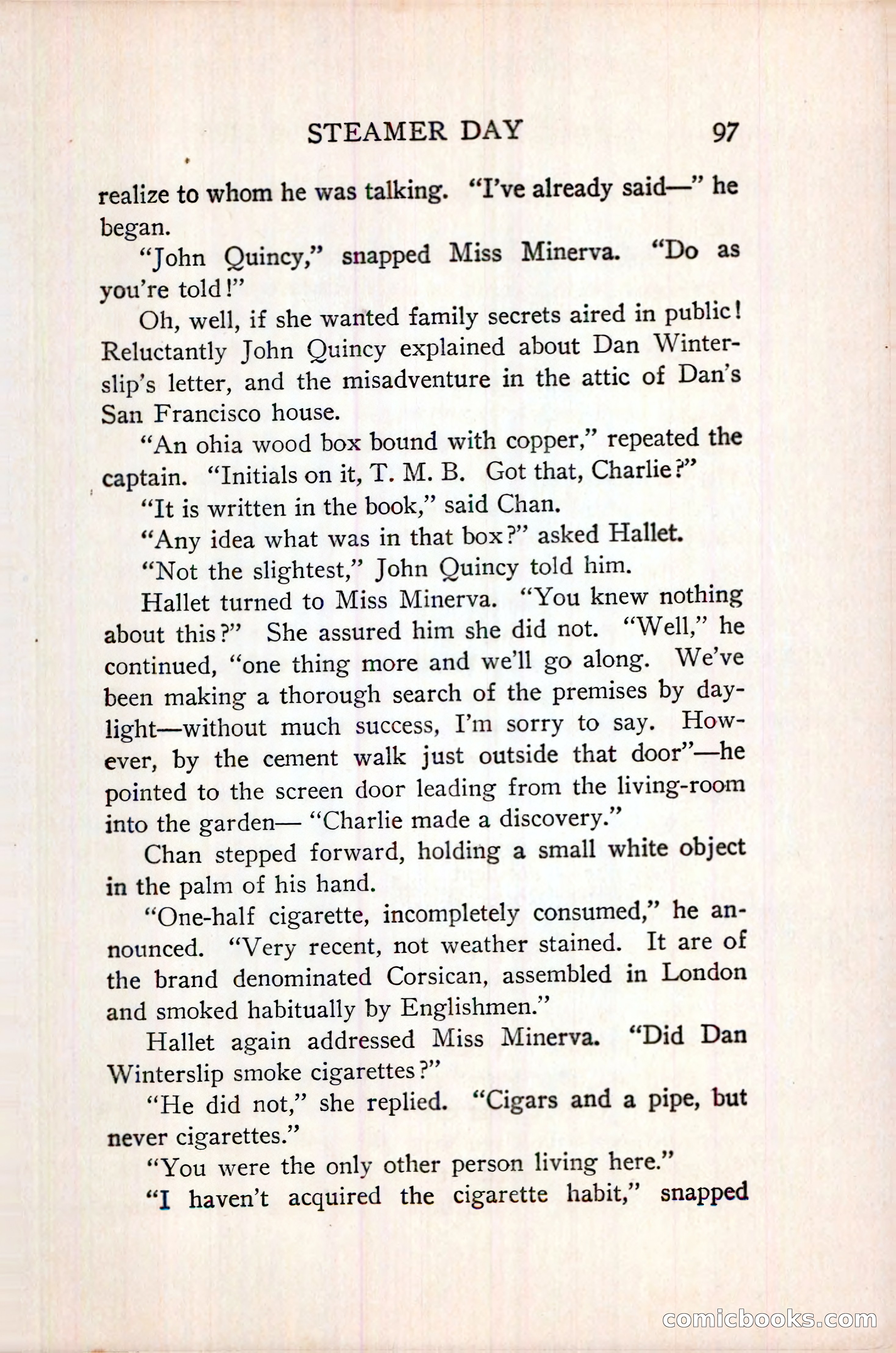 The House Without a Key — page 111 of 339