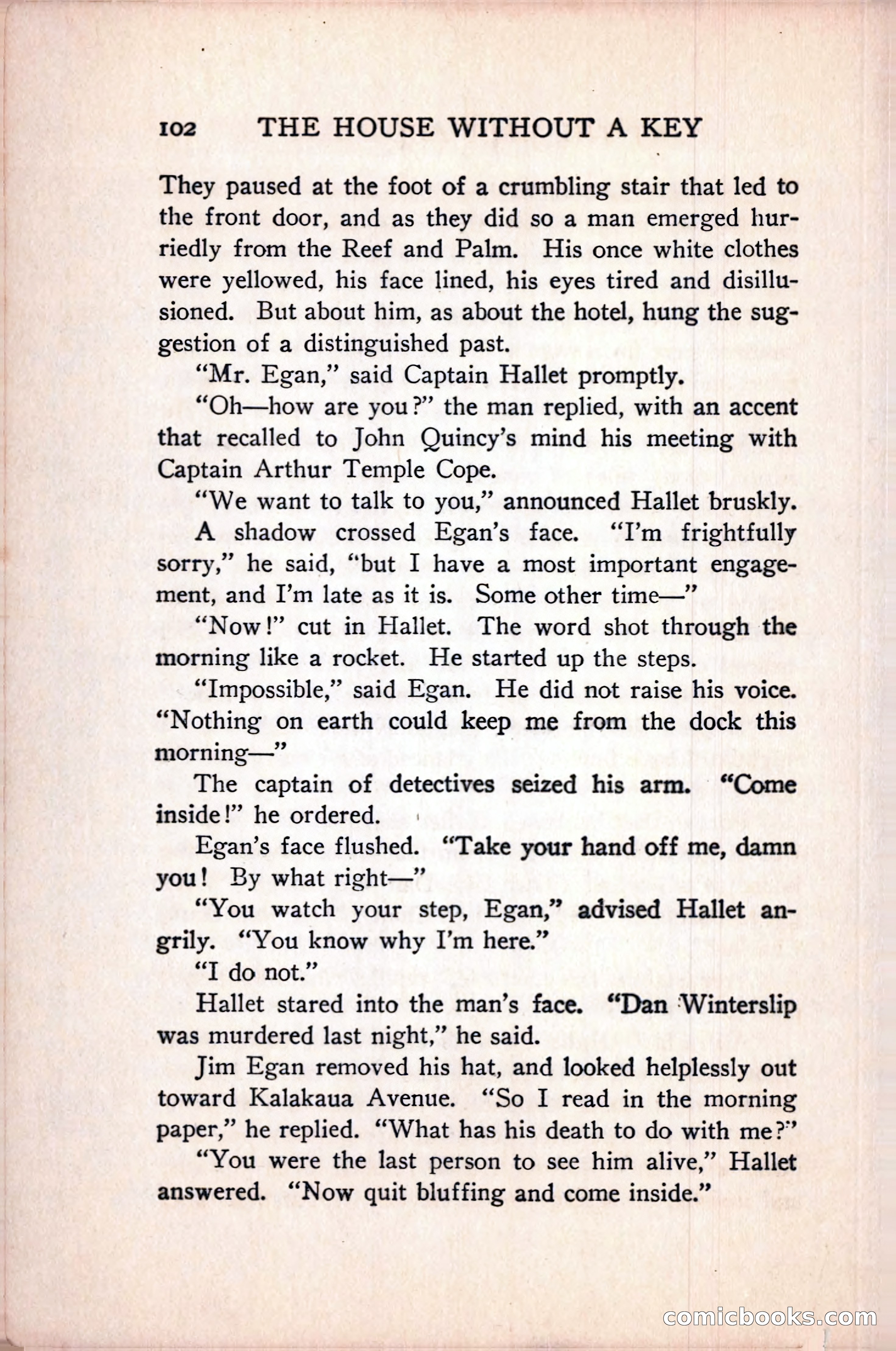 The House Without a Key — page 116 of 339