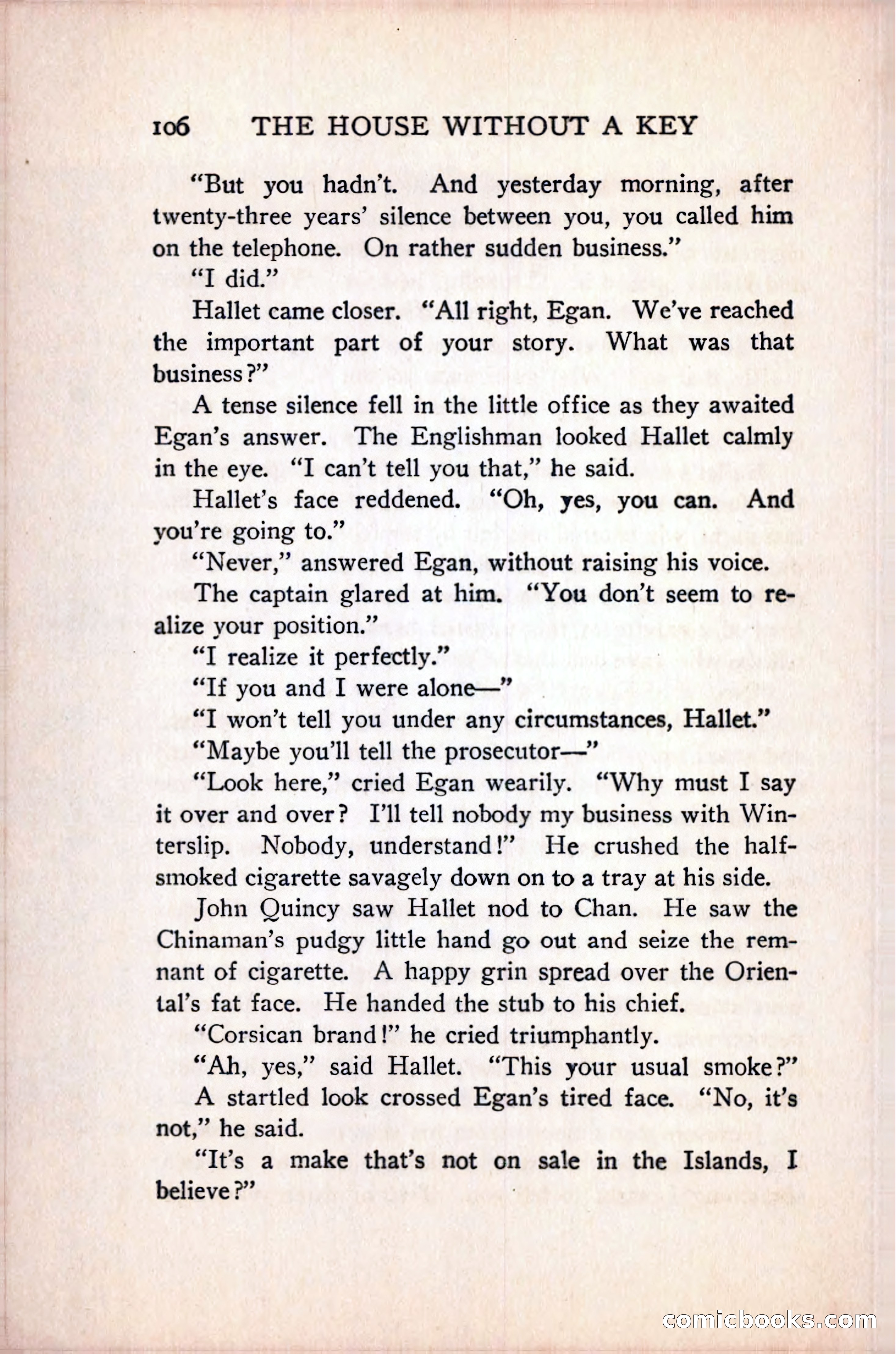 The House Without a Key — page 120 of 339