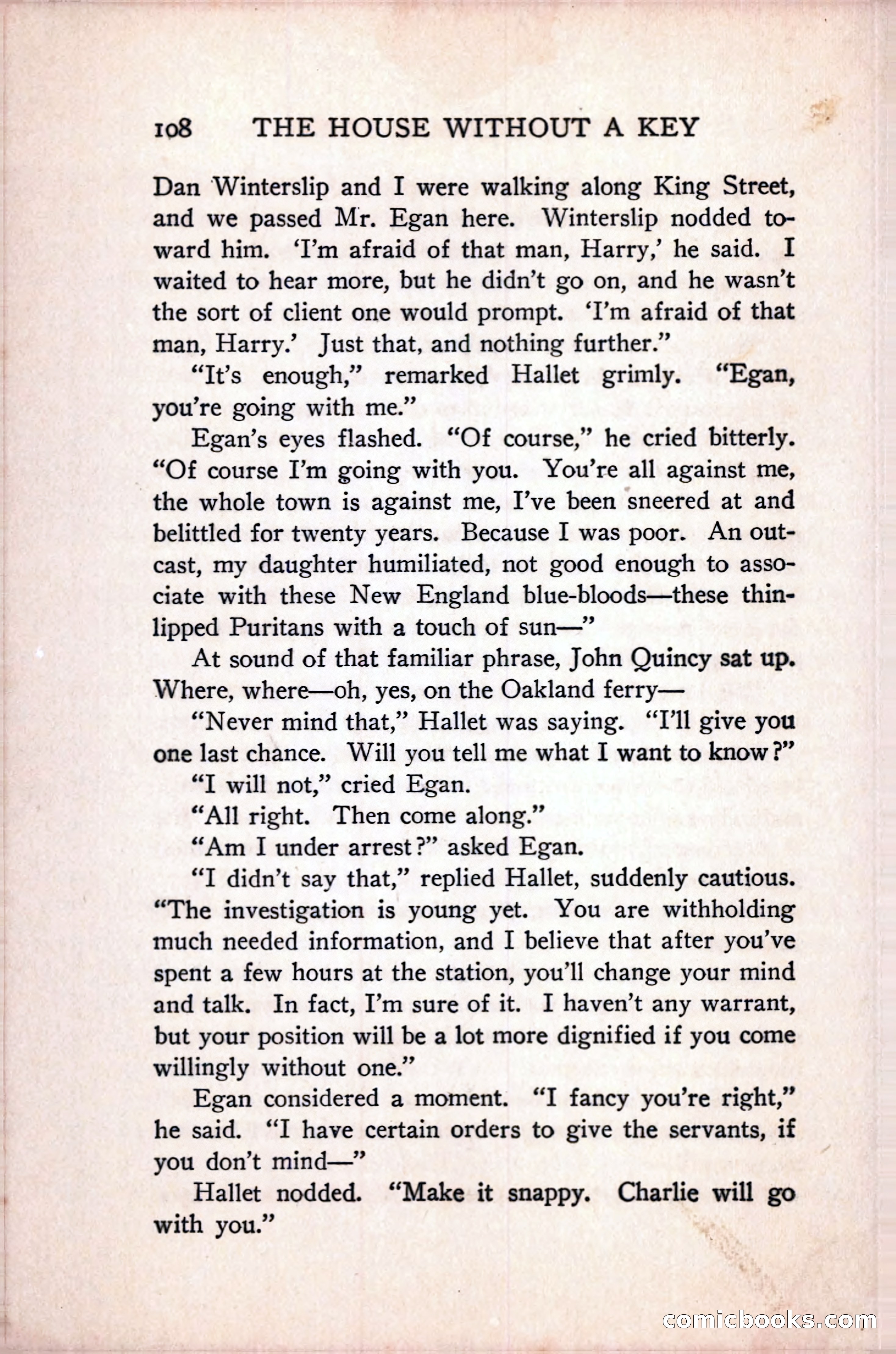 The House Without a Key — page 122 of 339
