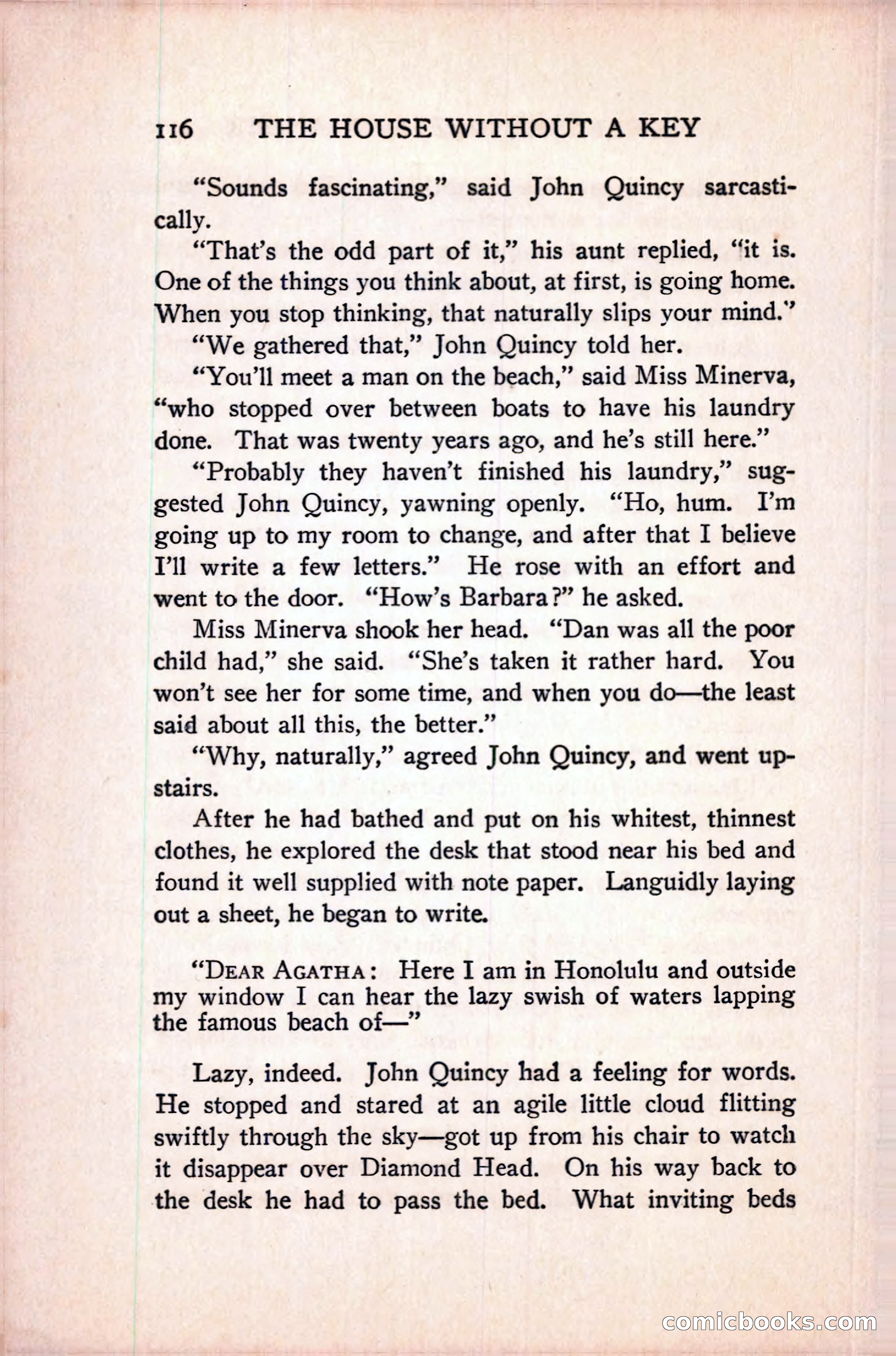 The House Without a Key — page 130 of 339