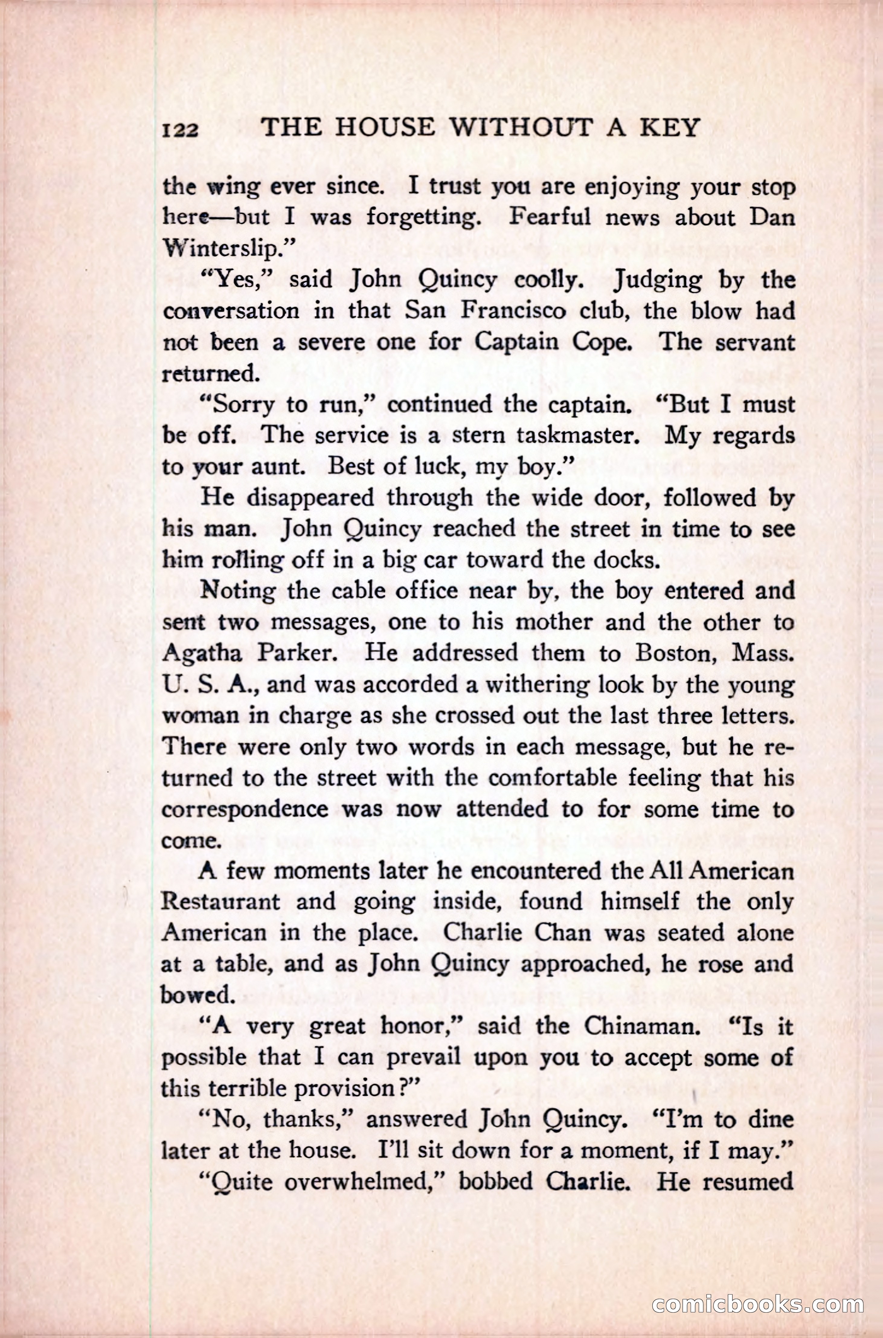 The House Without a Key — page 136 of 339
