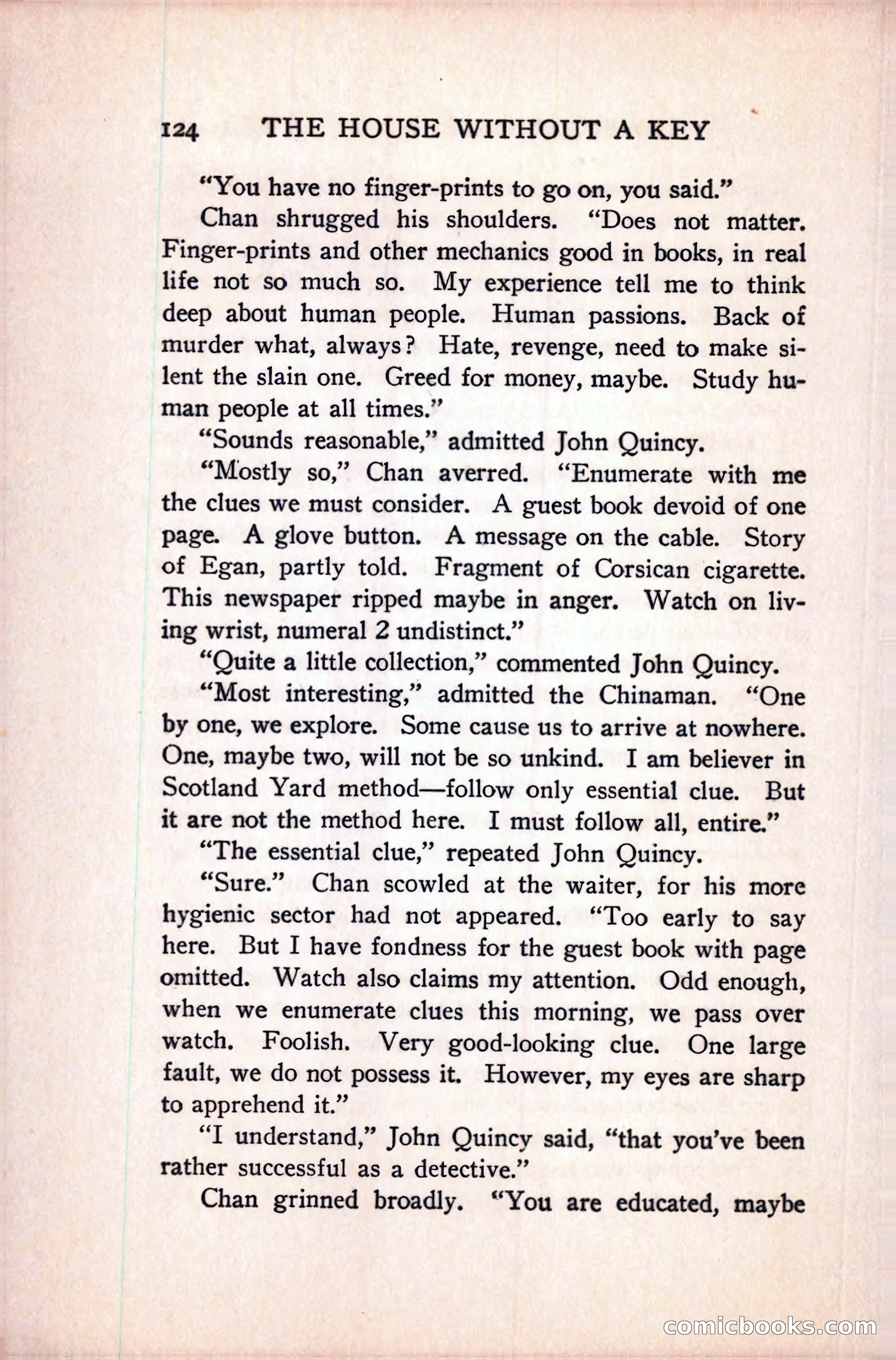The House Without a Key — page 138 of 339