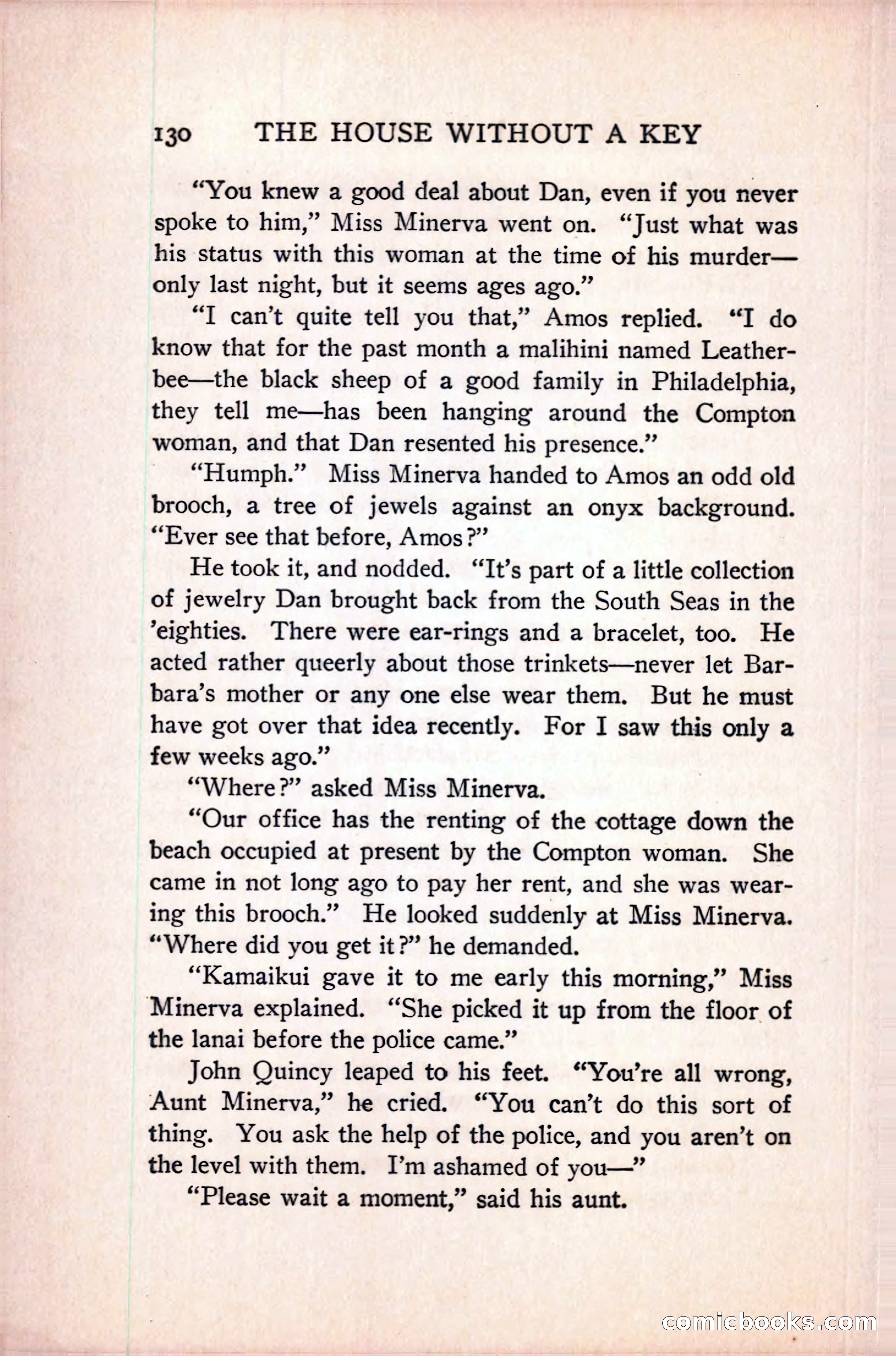 The House Without a Key — page 144 of 339