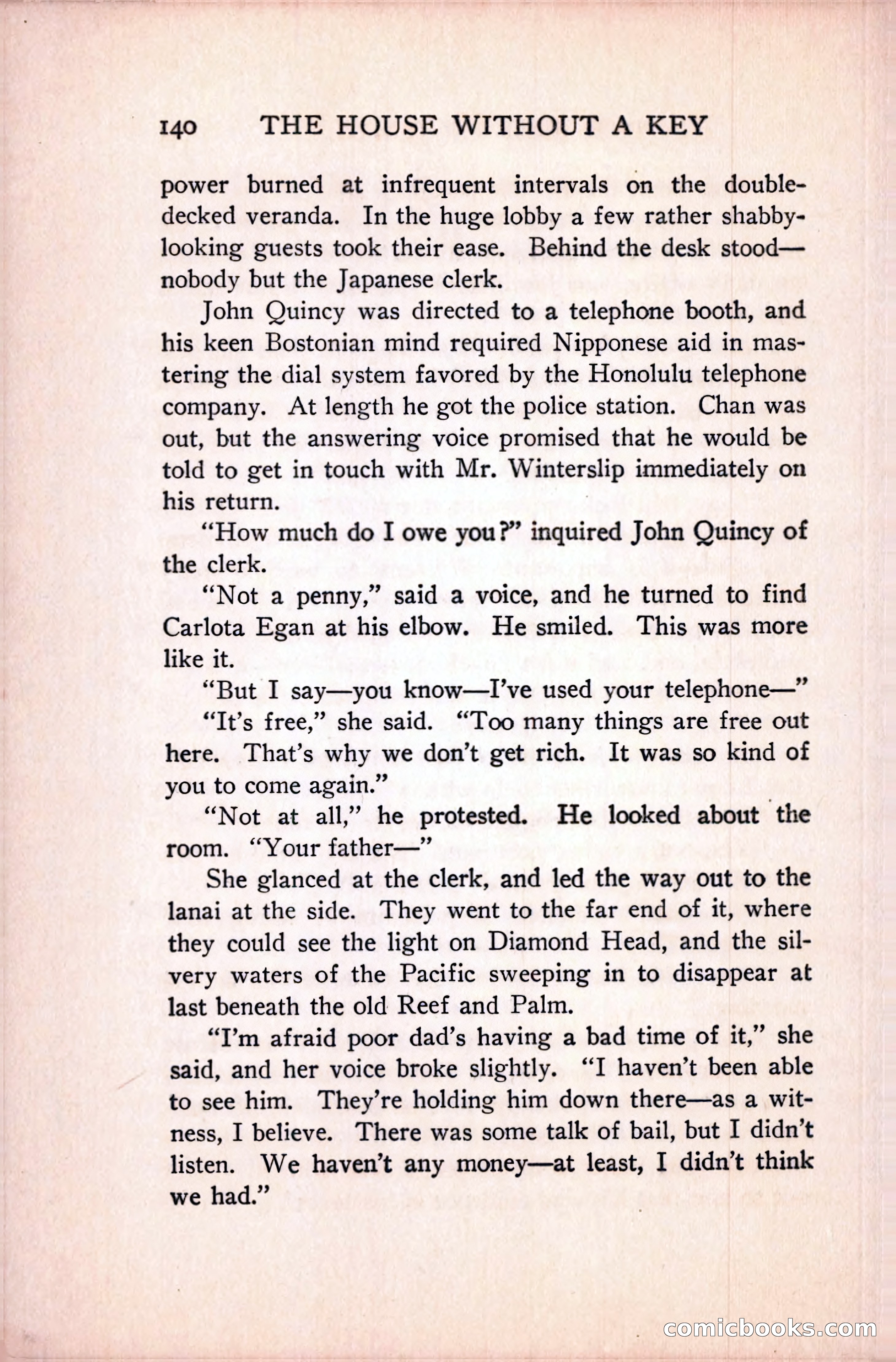 The House Without a Key — page 154 of 339