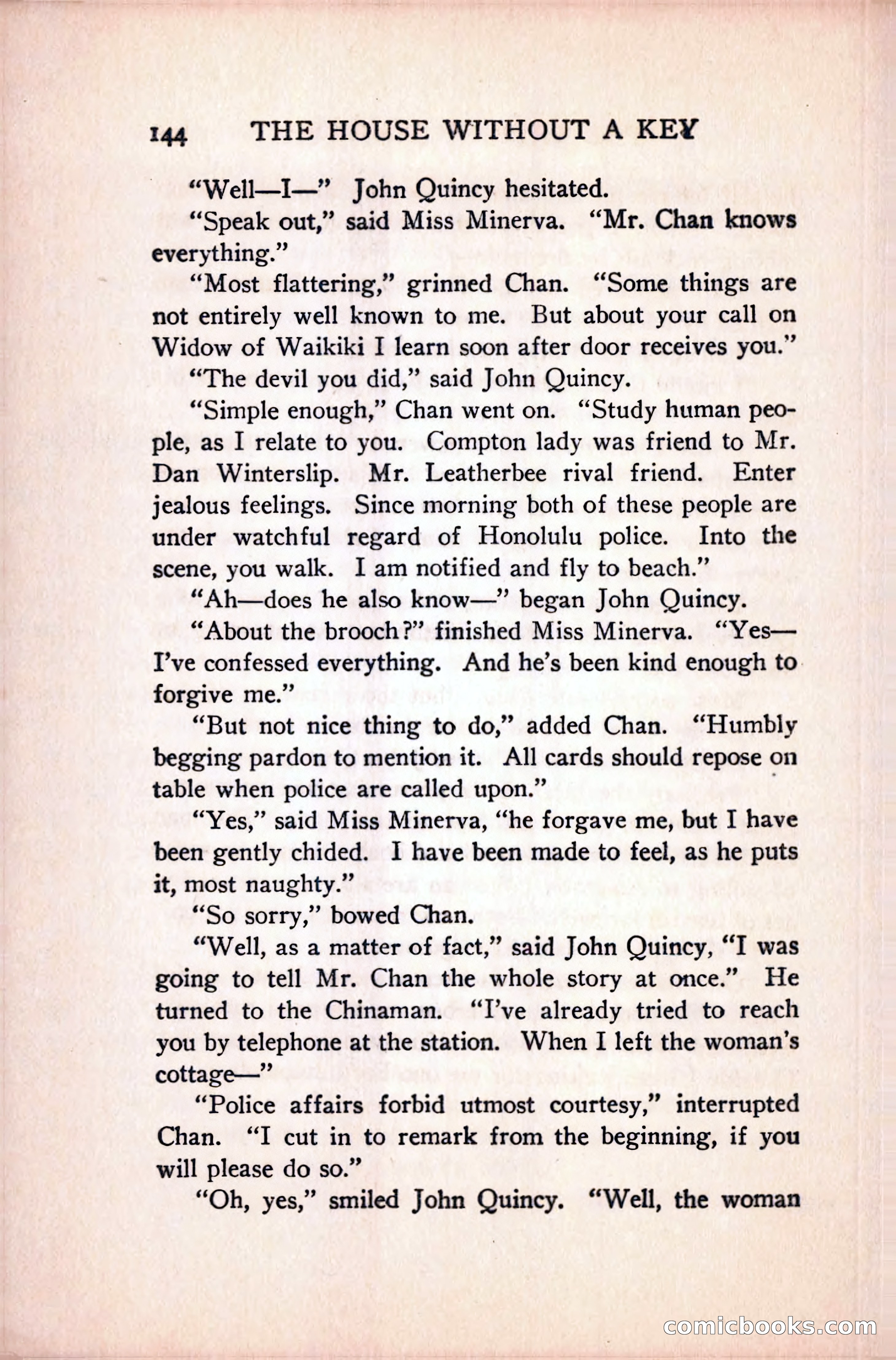 The House Without a Key — page 158 of 339