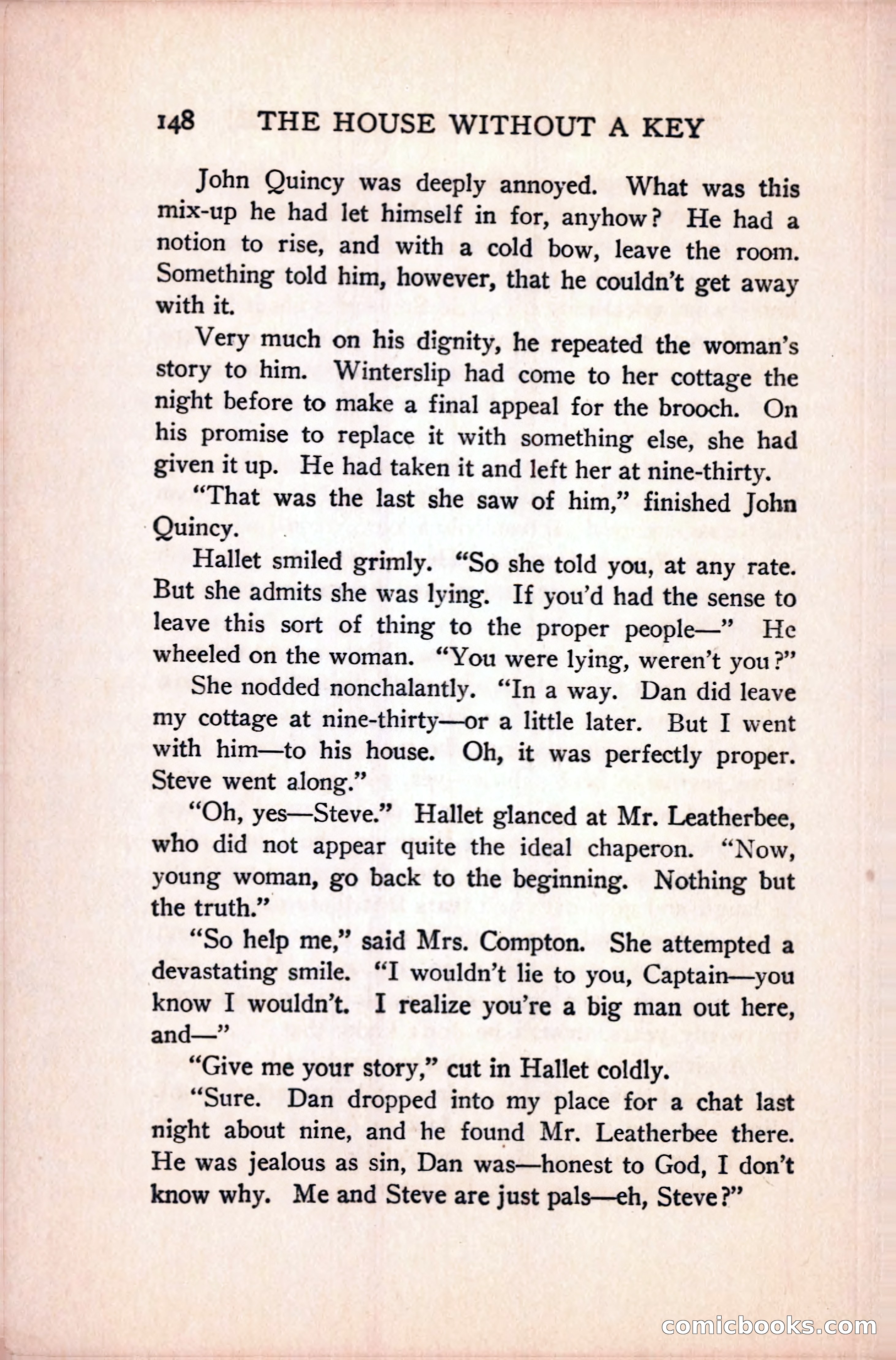 The House Without a Key — page 162 of 339